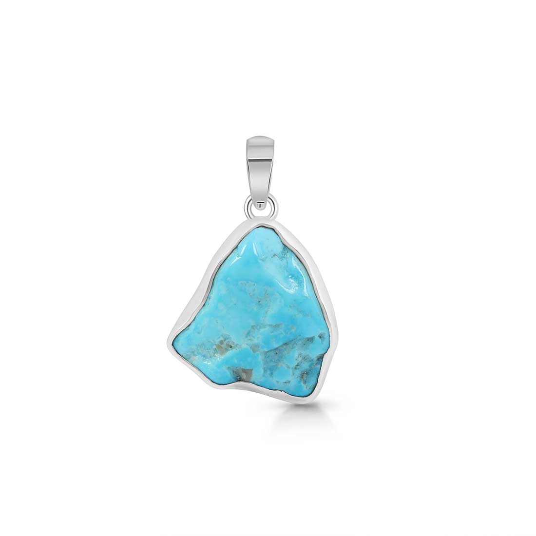 Premium Turquoise Rough Pendant - Elegant Statement Jewelry (TRQ-P-64)