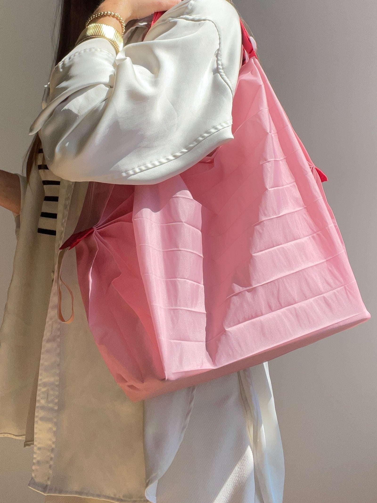 Premium Compact Tote Bag - Stylish Pink