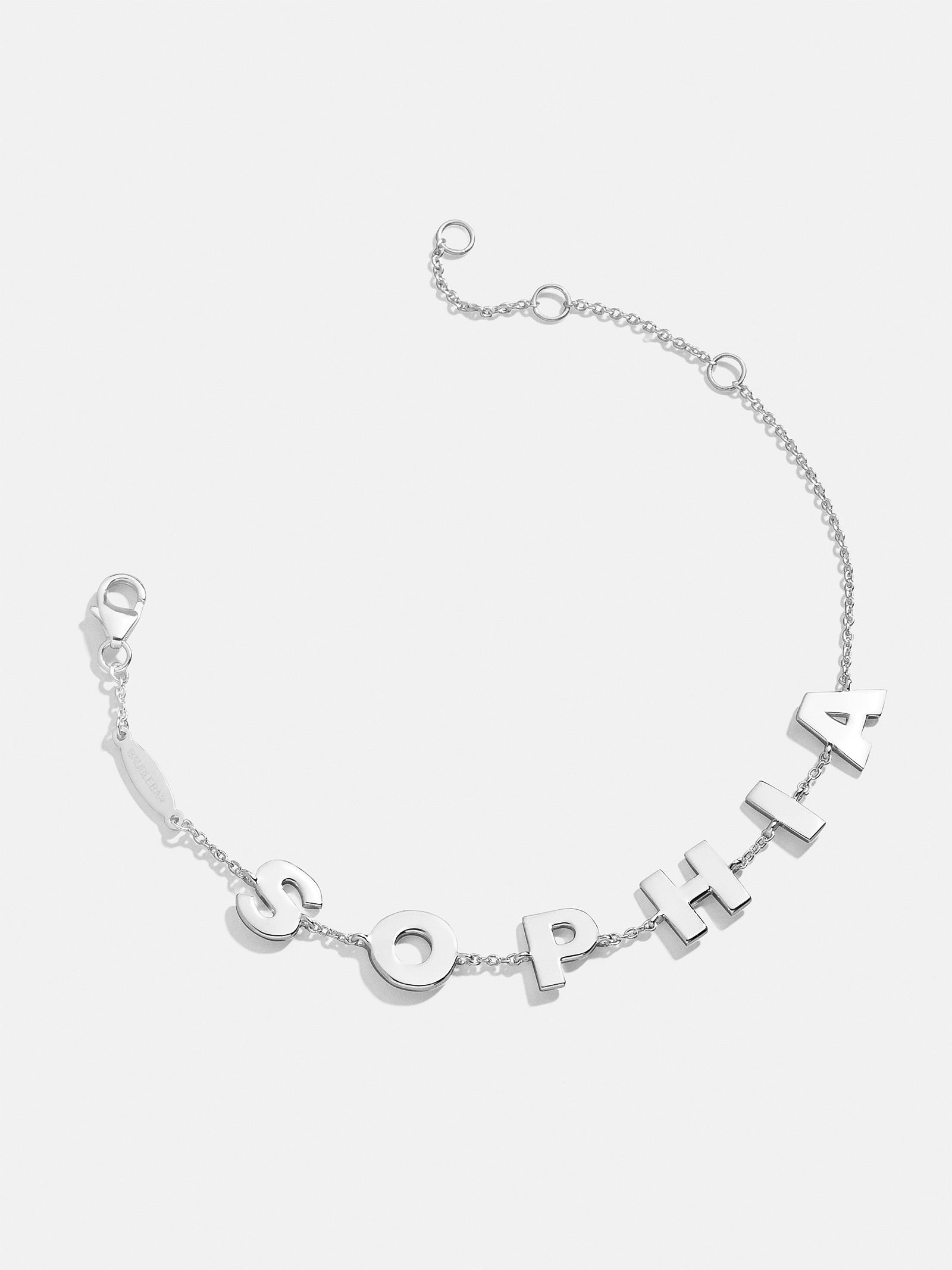 Premium Sterling Silver Custom Name Bracelet - Ultimate Personalization