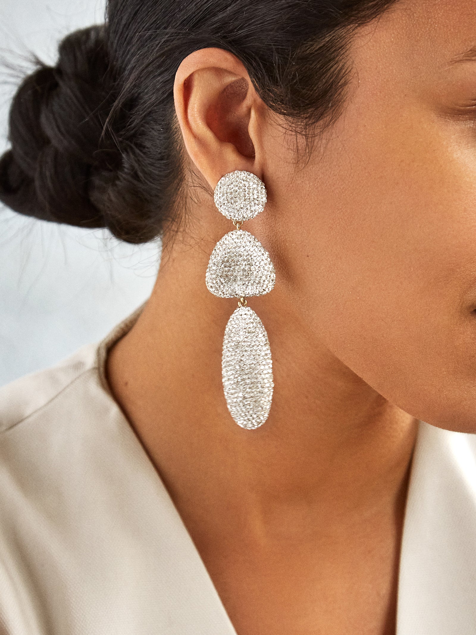 Premium Reagan Crystal Drop Earrings