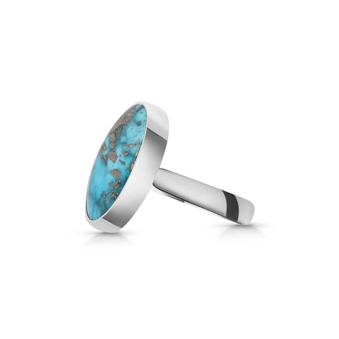 Premium Turquoise Adjustable Ring - TRQ-R-206 | Ultimate Statement Jewelry