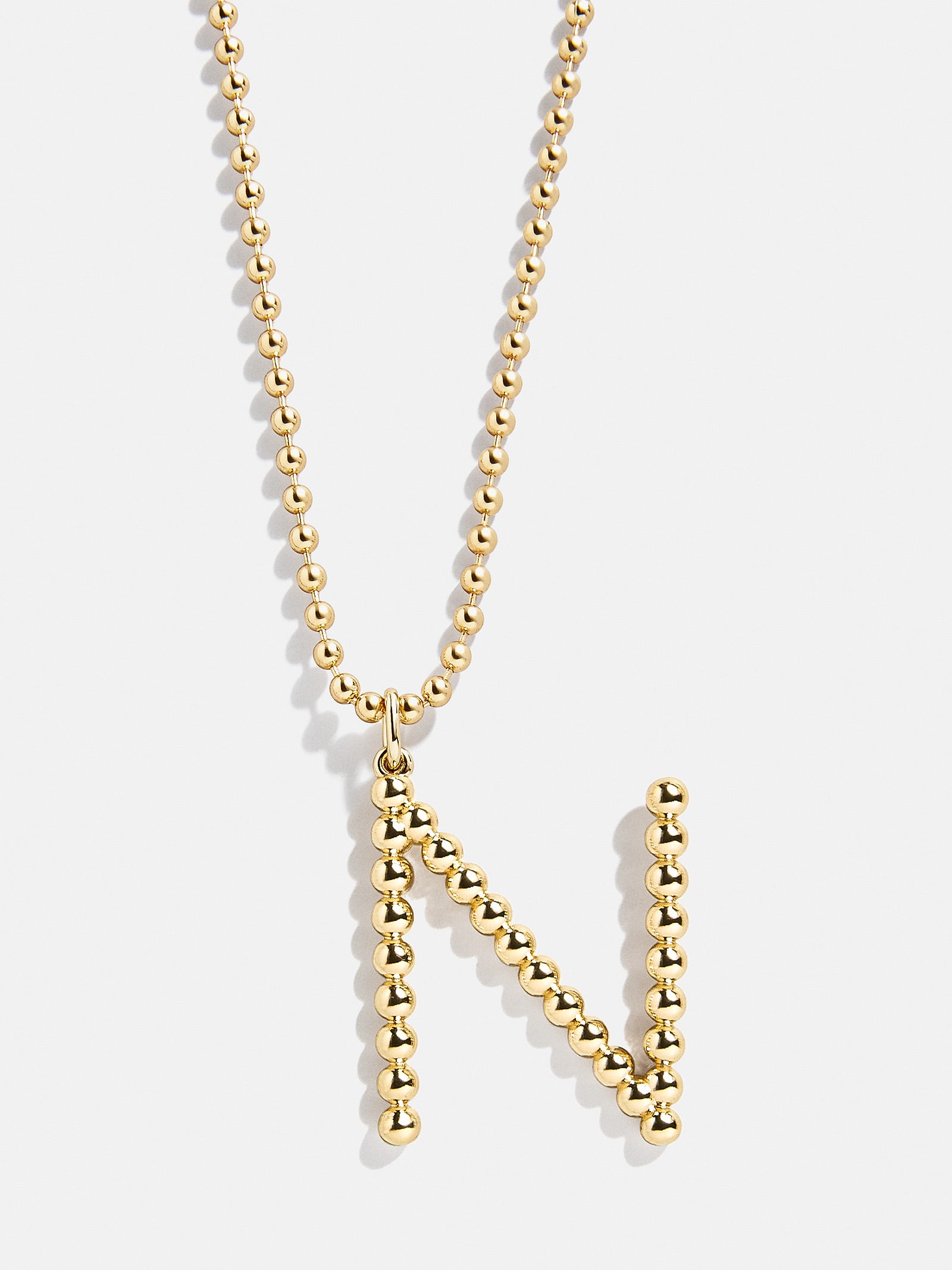 Ultimate Oversized Pisa Initial Necklace - Premium Gold