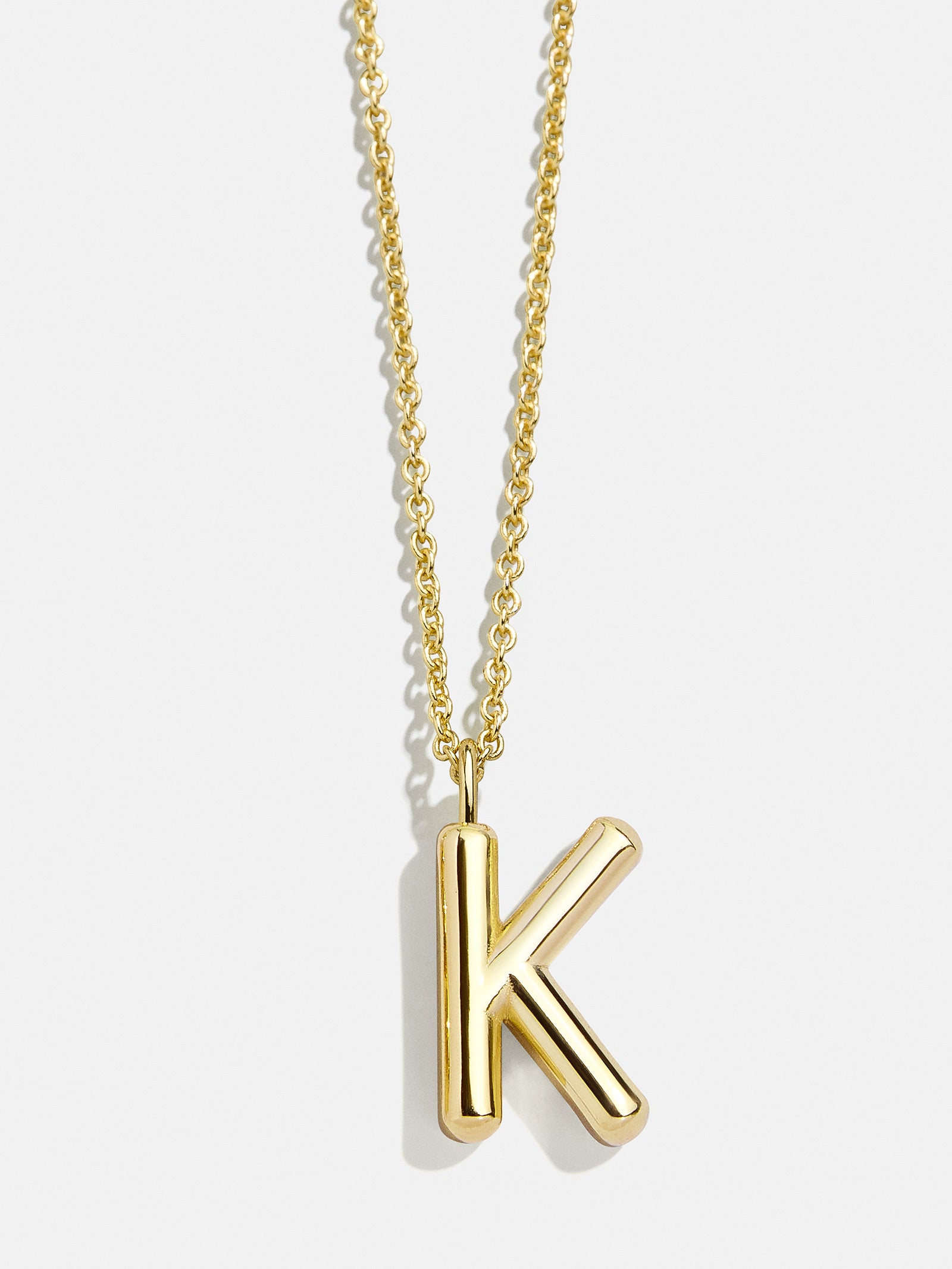 Premium Custom Gold Initial Necklace - Gold Plated Brass for Personalized Style