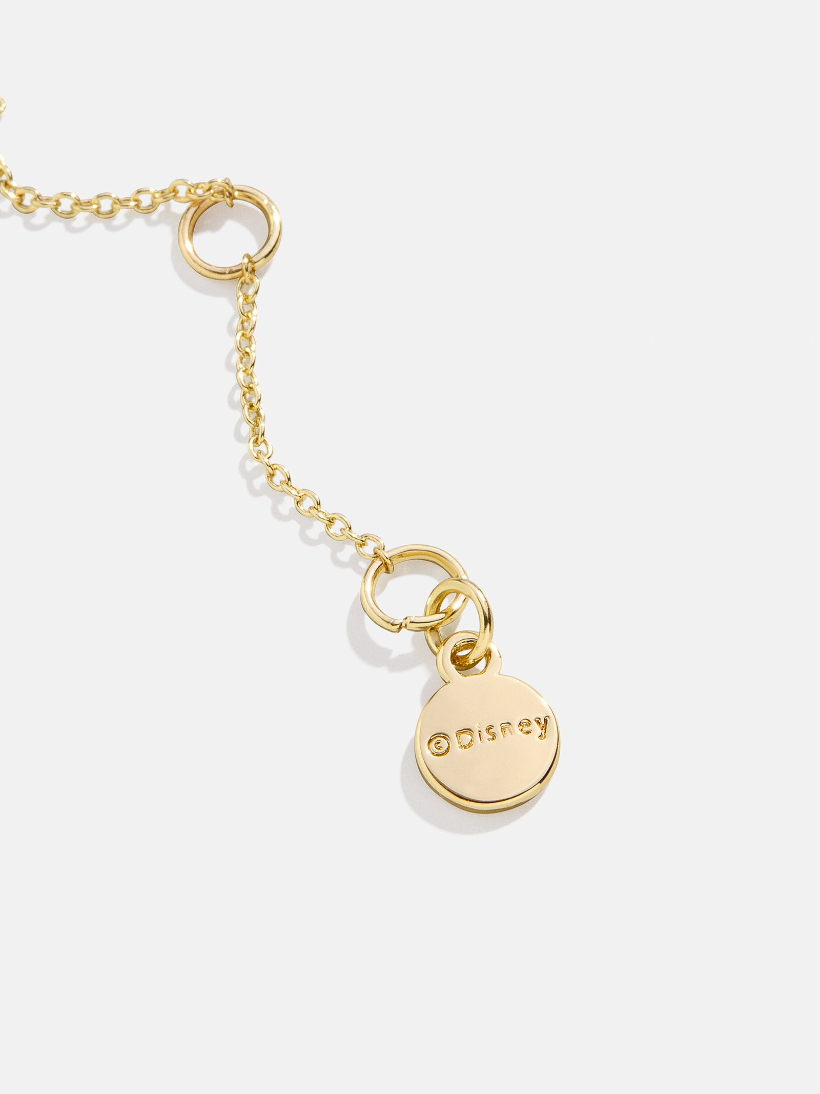 Premium Disney Mickey Mouse Heart Hug Necklace - Gold Plated