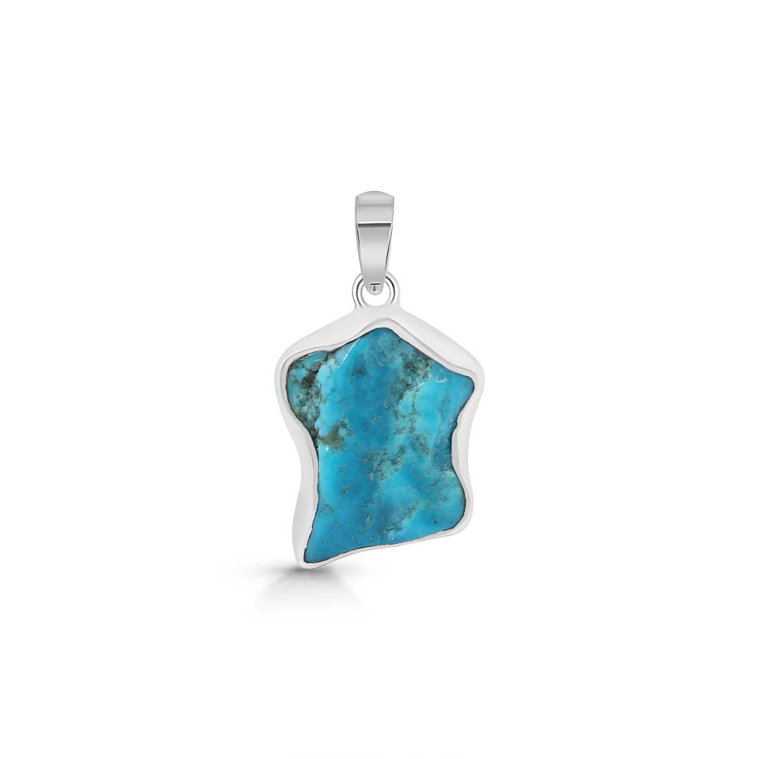 Premium Turquoise Rough Pendant - Ultimate Statement Jewelry (TRQ-P-41)