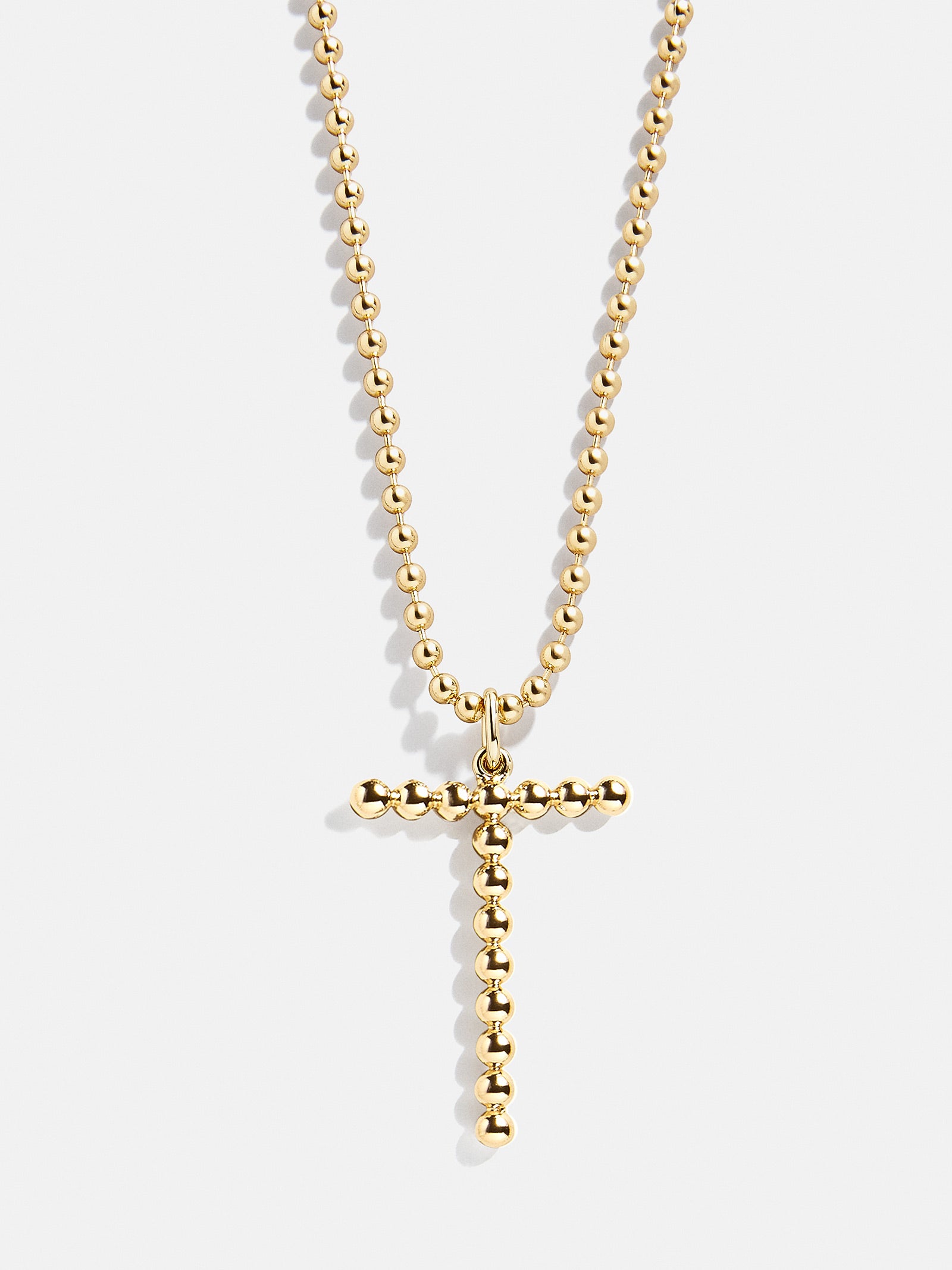 Ultimate Oversized Pisa Initial Necklace - Premium Gold