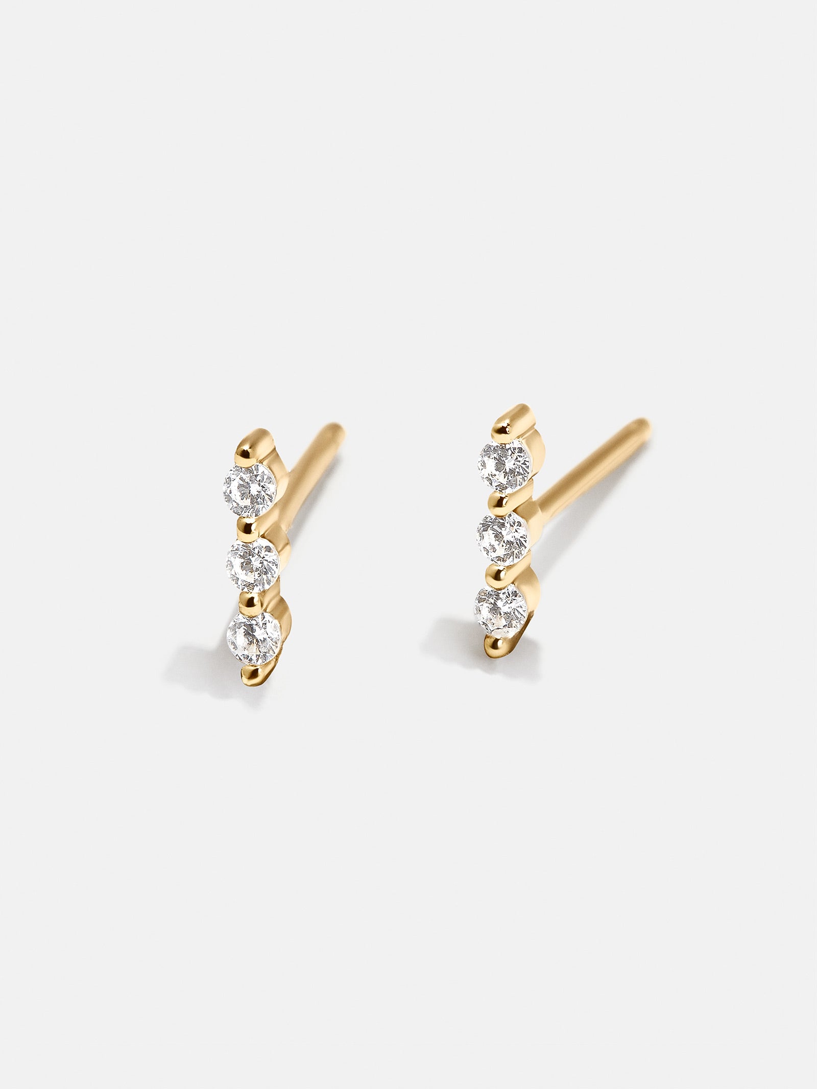 Premium Tessa 18K Gold Pavé Earrings - Ultimate Luxe Trio