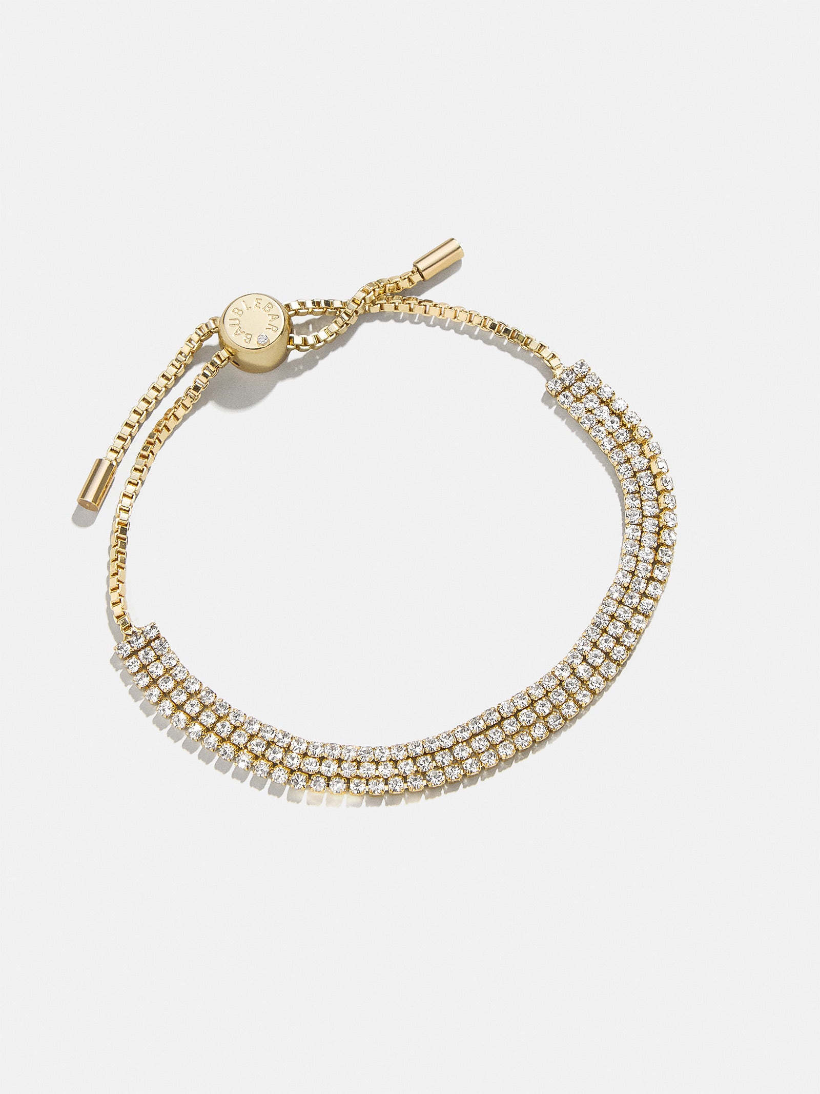 Premium Custom Click & Go Bracelet - Gold/Pavé