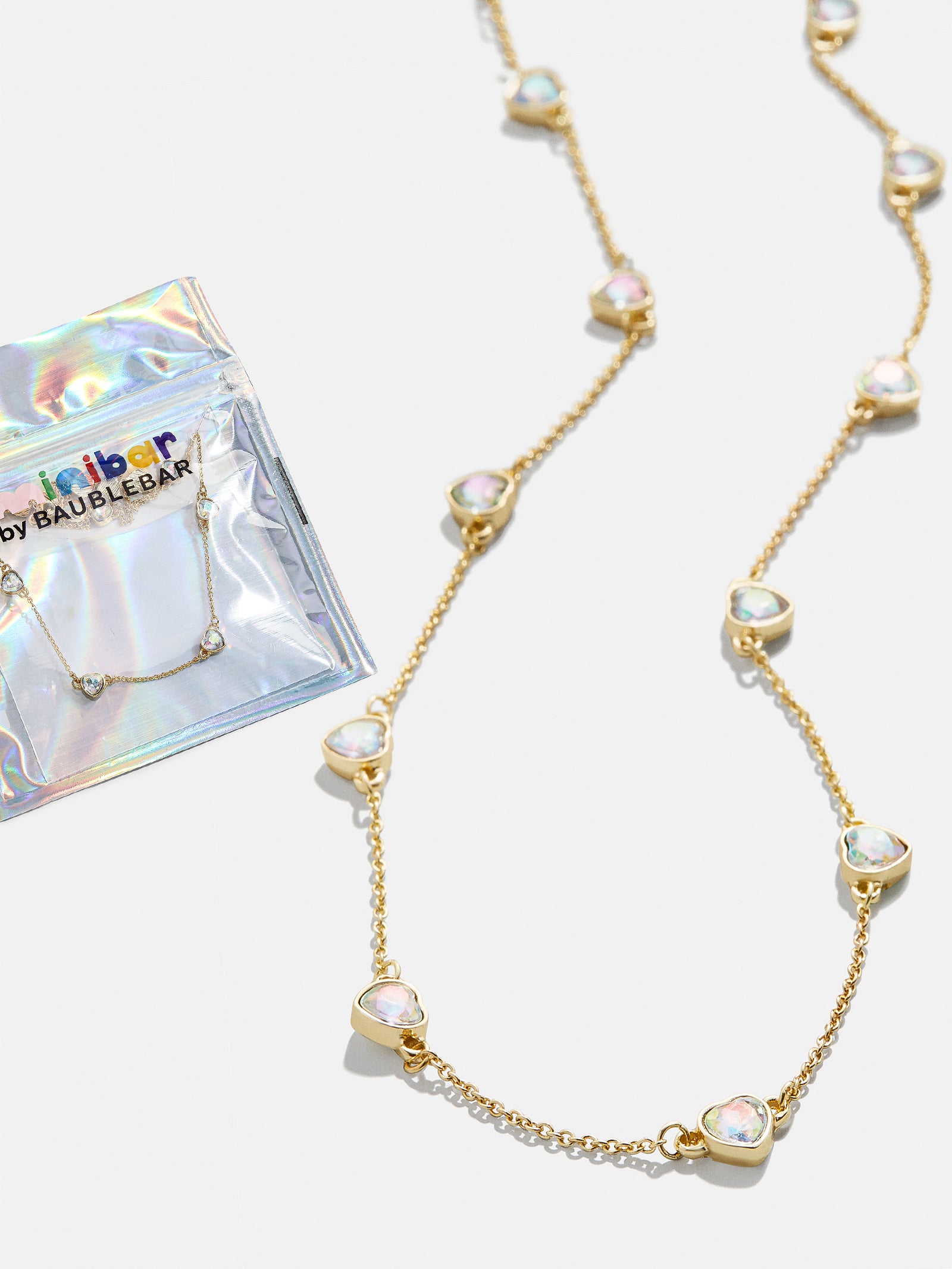 Premium Brooke Kids' Necklace - Iridescent Heart