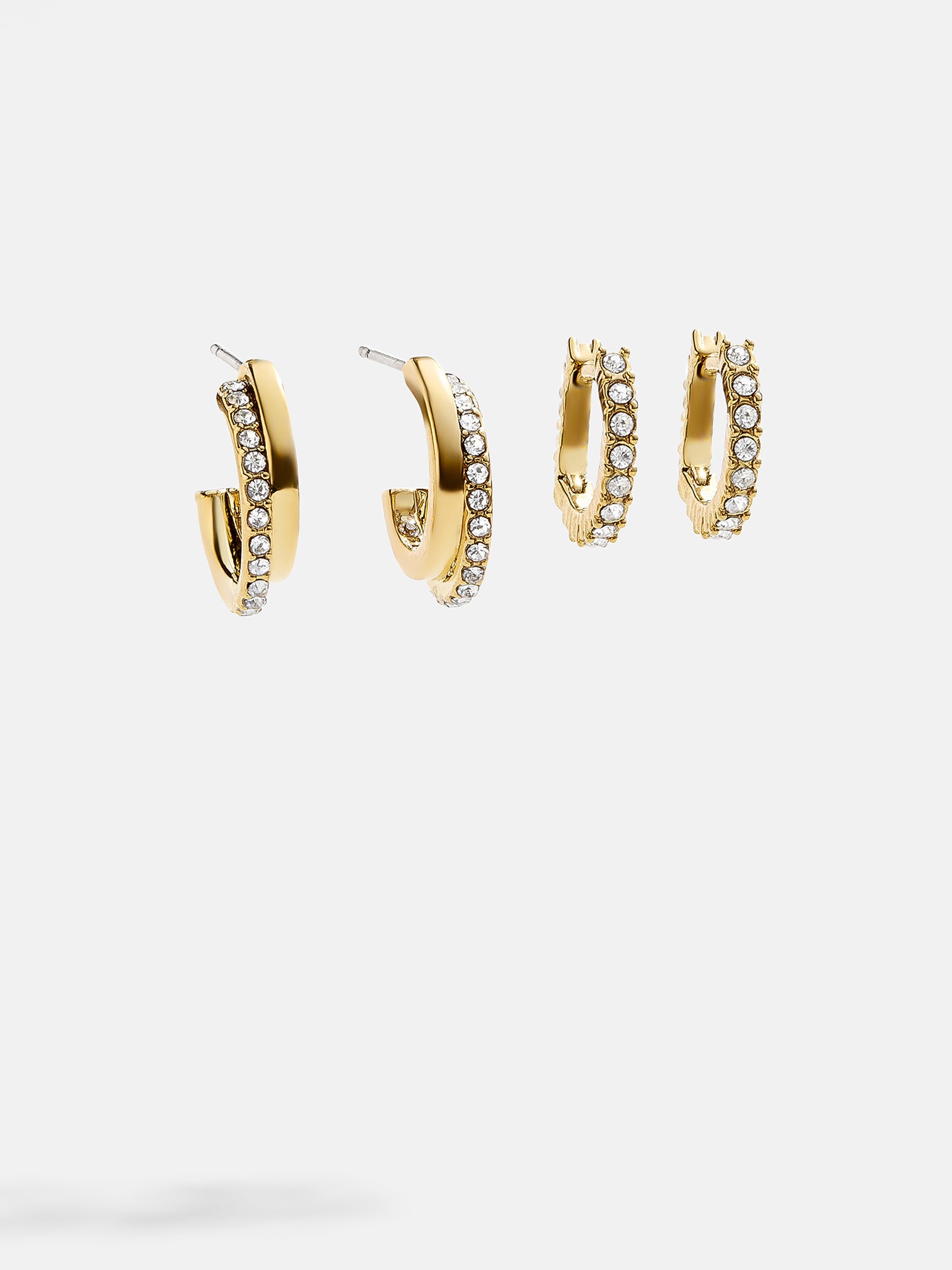 Ultimate Jennifer Waterproof Earring Set - Gold/Pavé