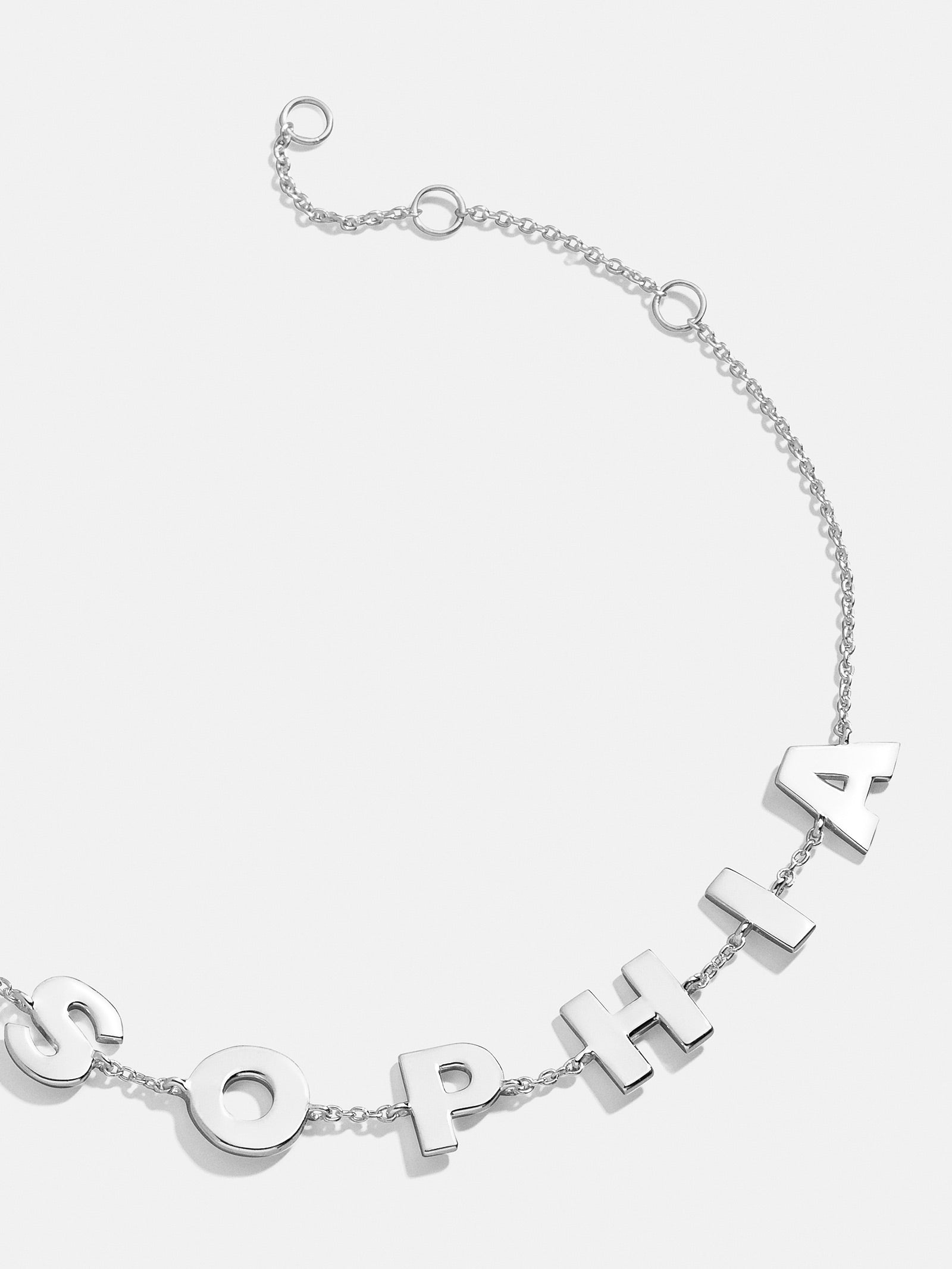 Premium Sterling Silver Custom Name Bracelet - Ultimate Personalization