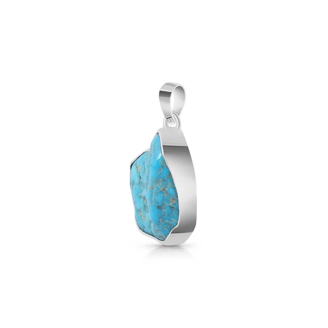 Premium Turquoise Rough Pendant - TRQ-P-51 | Sagacia Jewelry