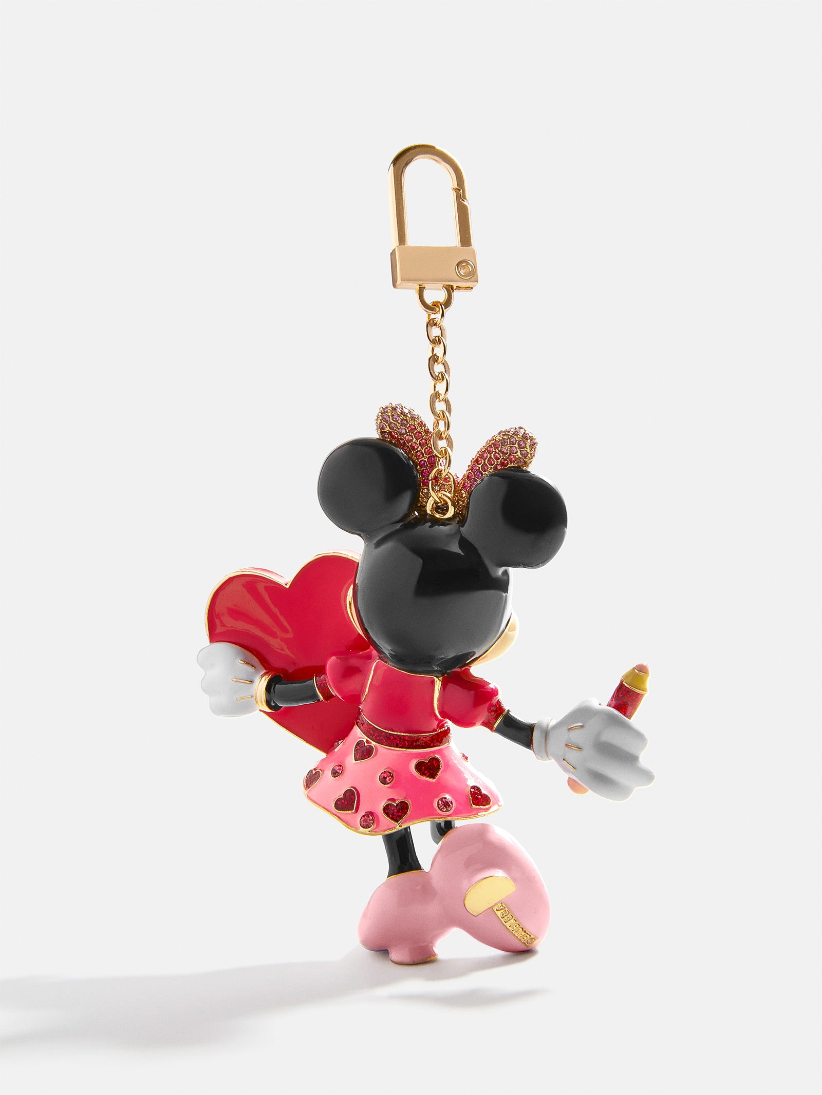 Premium Disney Valentine's Day Bag Charm - Minnie Mouse Heart Dress Edition