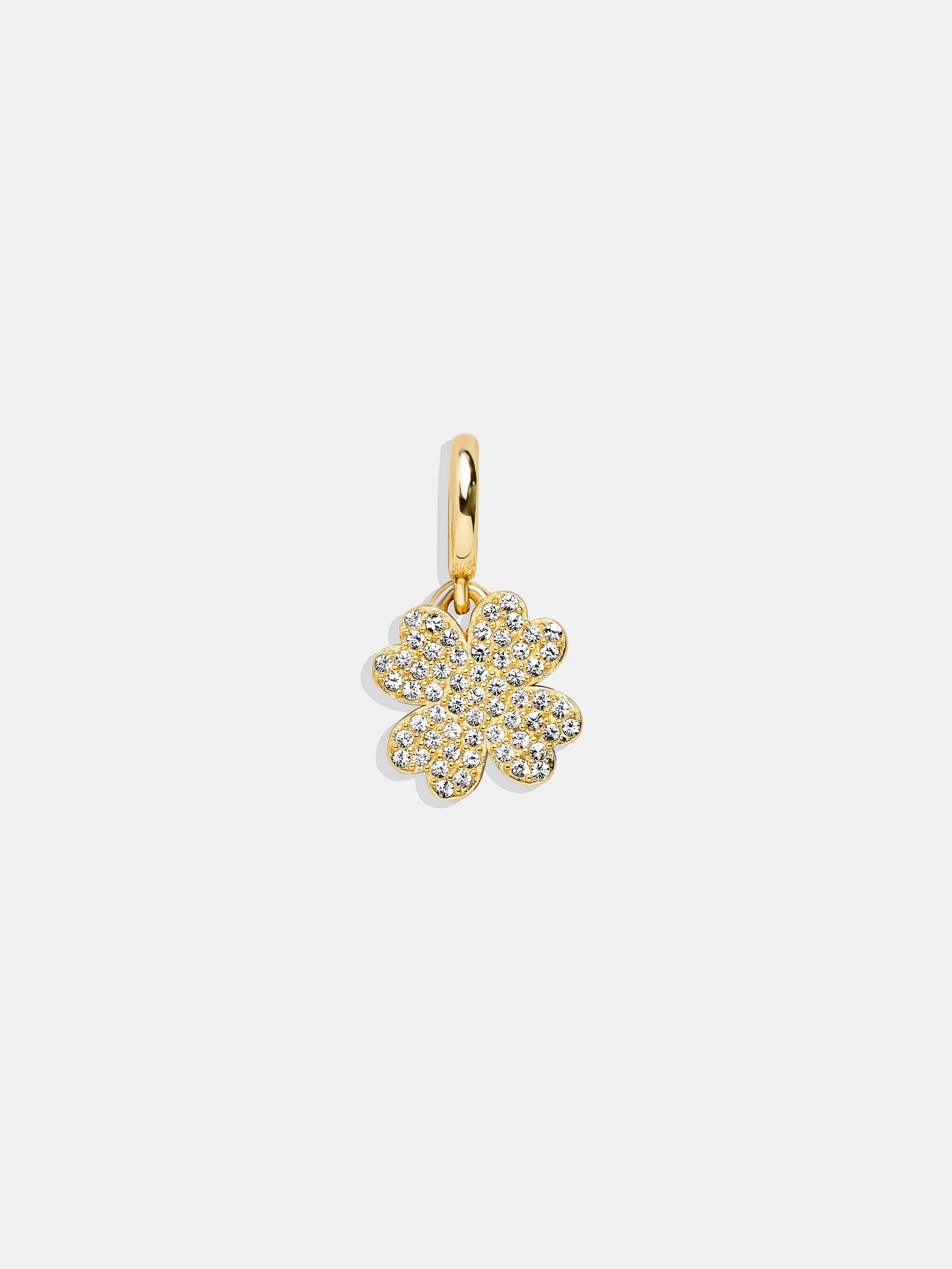 Premium Luck Cluster Charm - Four Leaf Clover