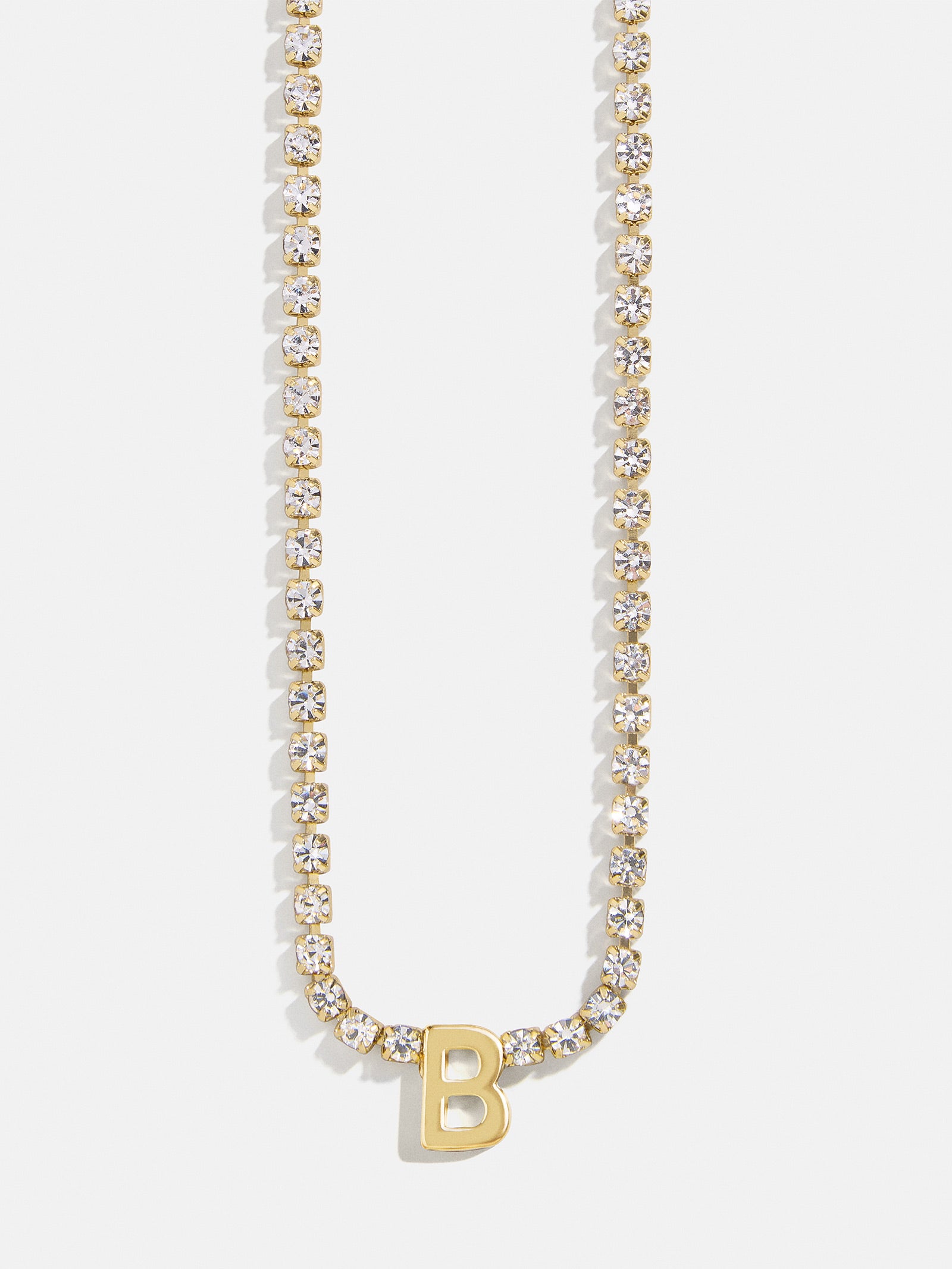 Premium Ruth Initial Tennis Necklace - Gold/Pavé | Ultimate Personalized Jewelry