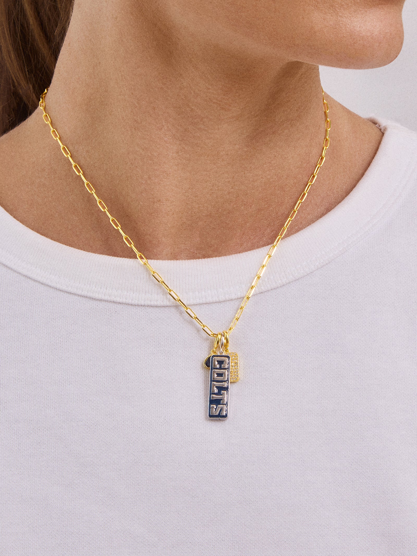 Premium Indianapolis Colts Cluster Charm - WEAR By Erin Andrews x BaubleBar