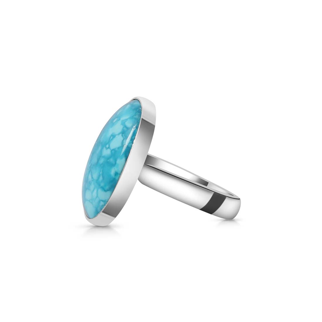 Premium Turquoise Adjustable Statement Ring - TRQ-R-145