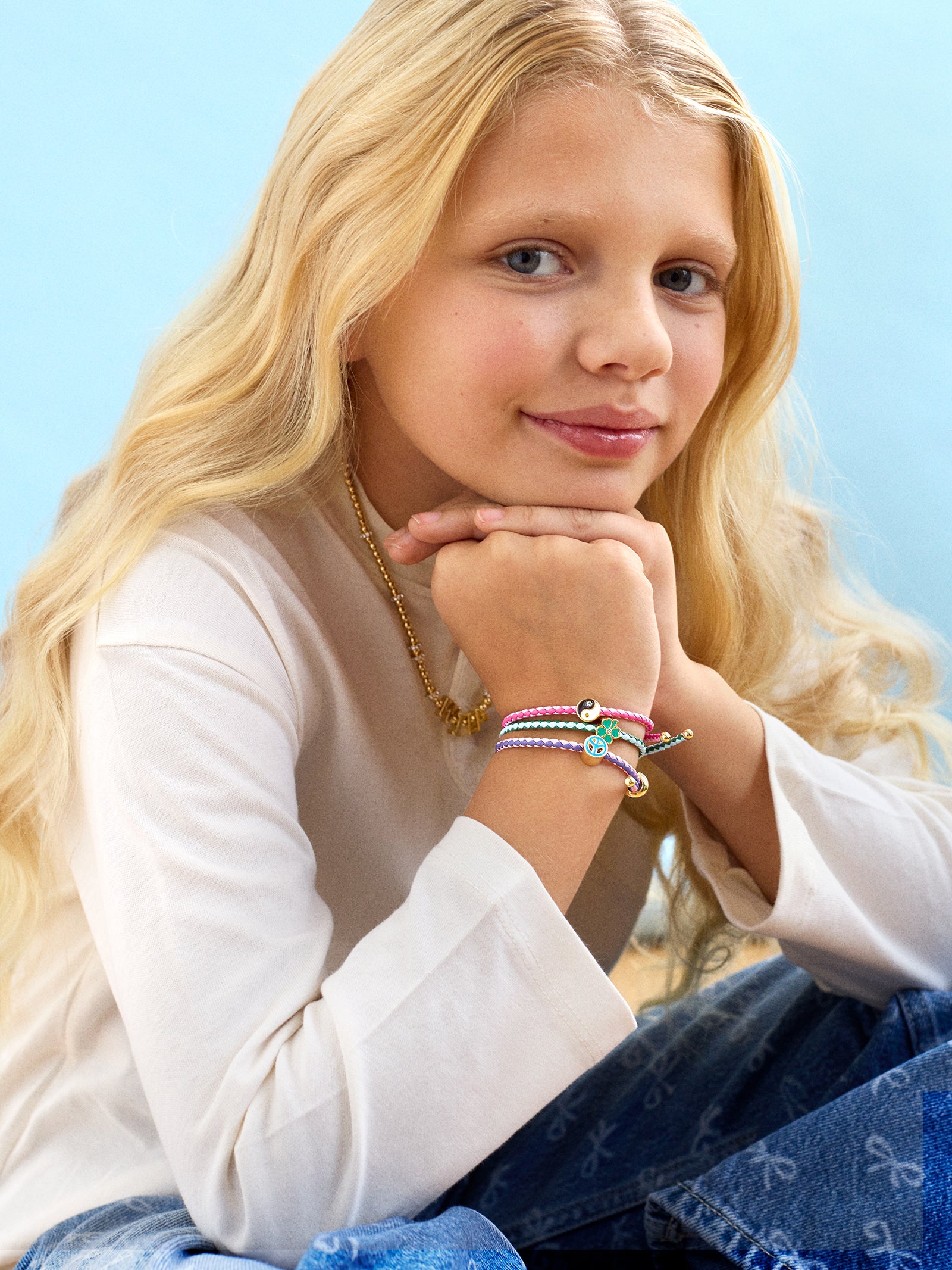 Ultimate Lucky Links Kids Bracelet Set - Clover Charms for Good Fortune