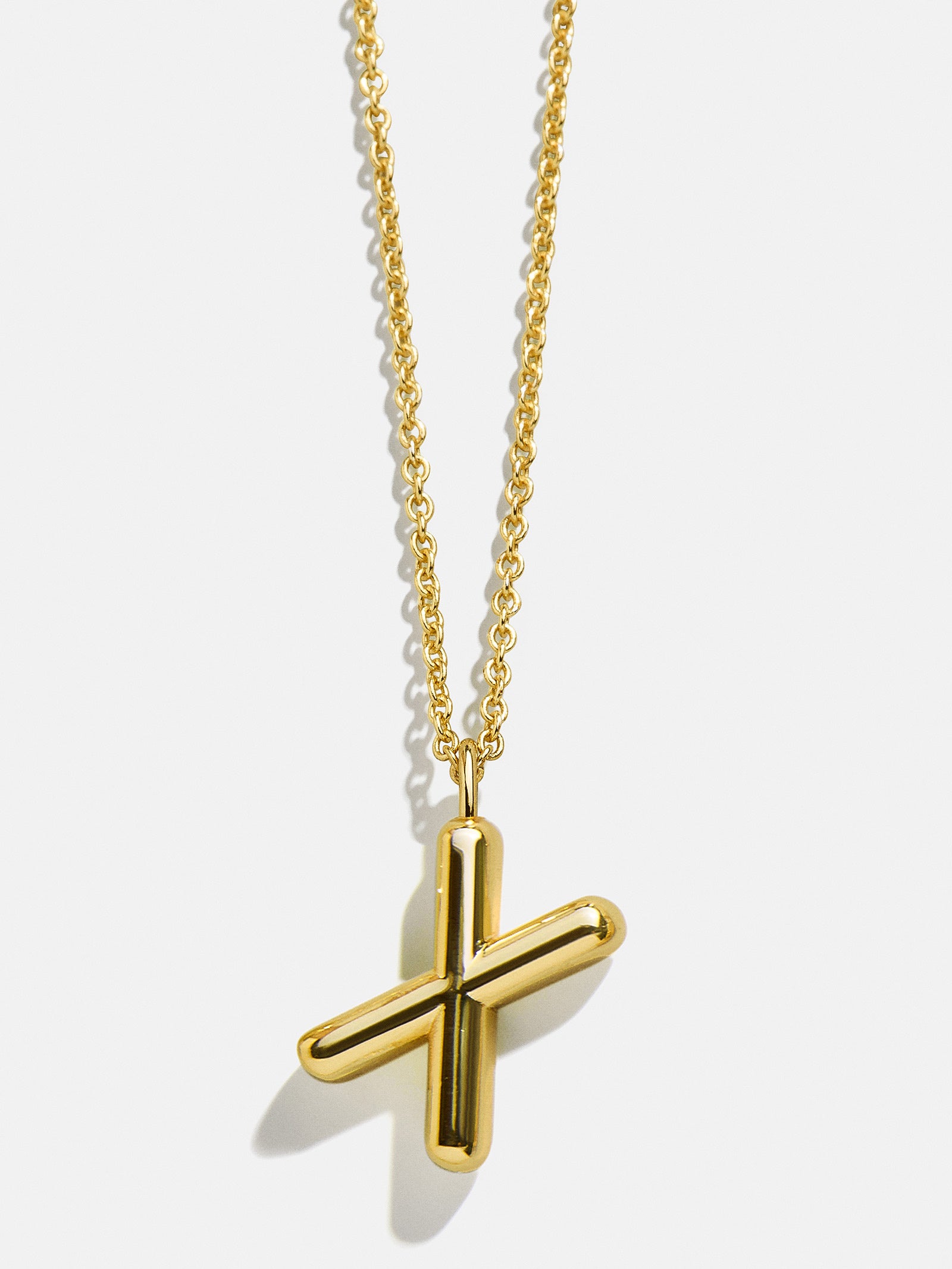 Premium Custom Gold Initial Necklace - Gold Plated Brass for Personalized Style