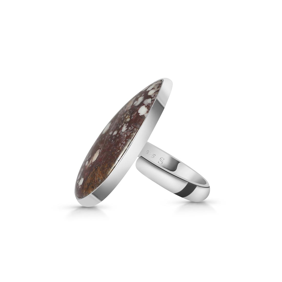 Premium Wild Horse Jasper Adjustable Ring - WOJ-R-52