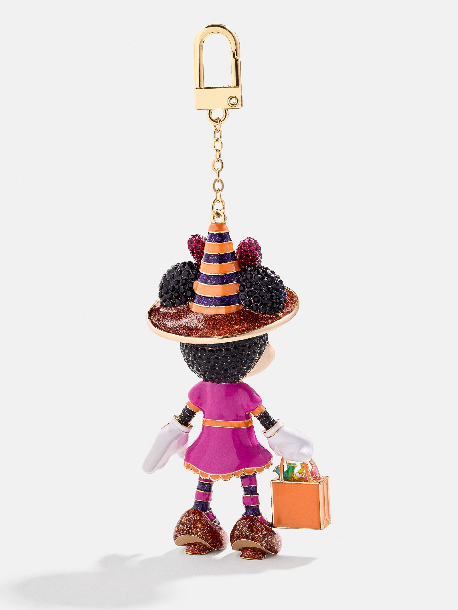 Premium Minnie Mouse Glow-in-the-Dark Trick or Treat Bag Charm - Disney Official