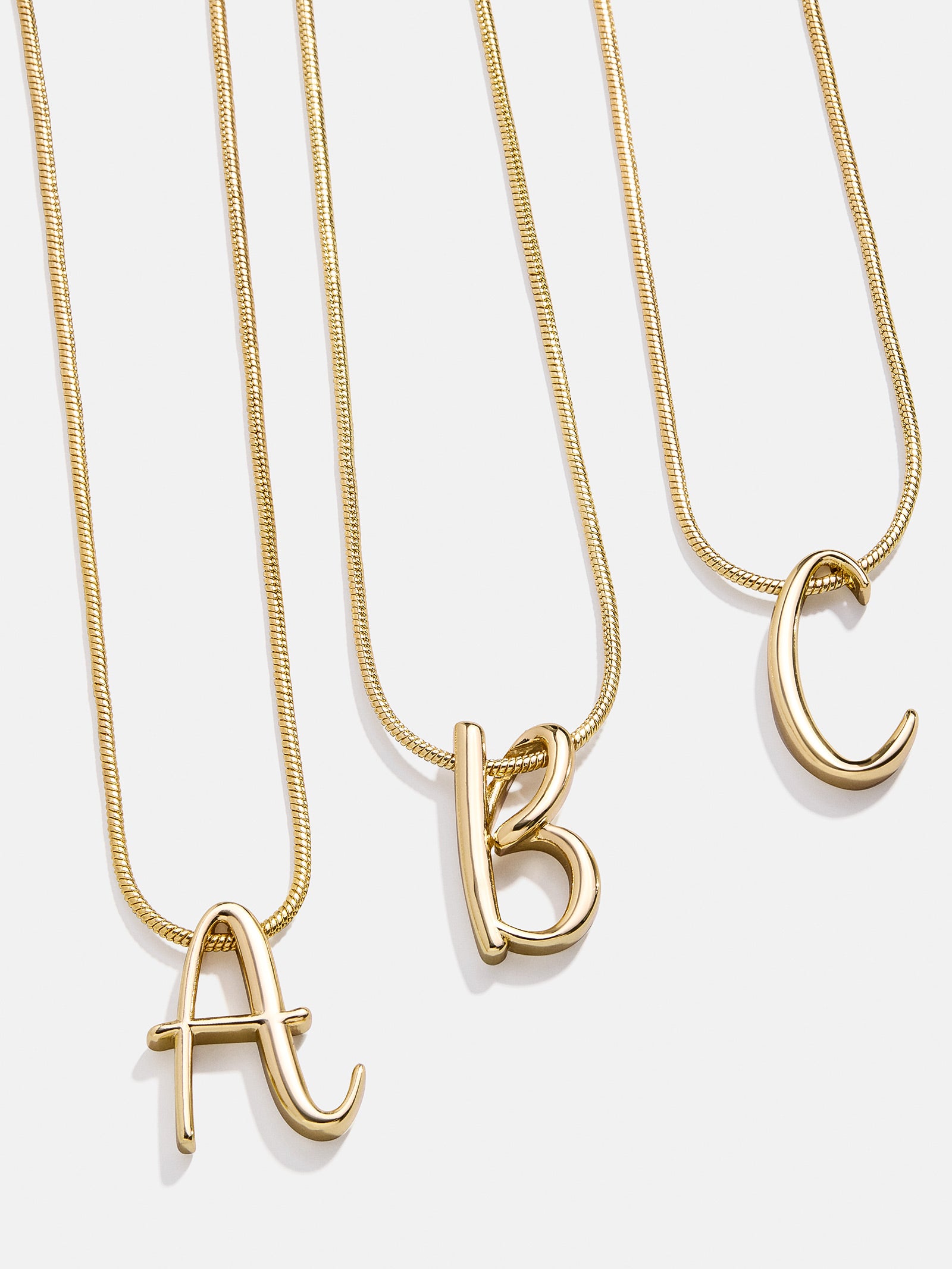 Ultimate Classic Script Initial Necklace - Personalized & Stylish