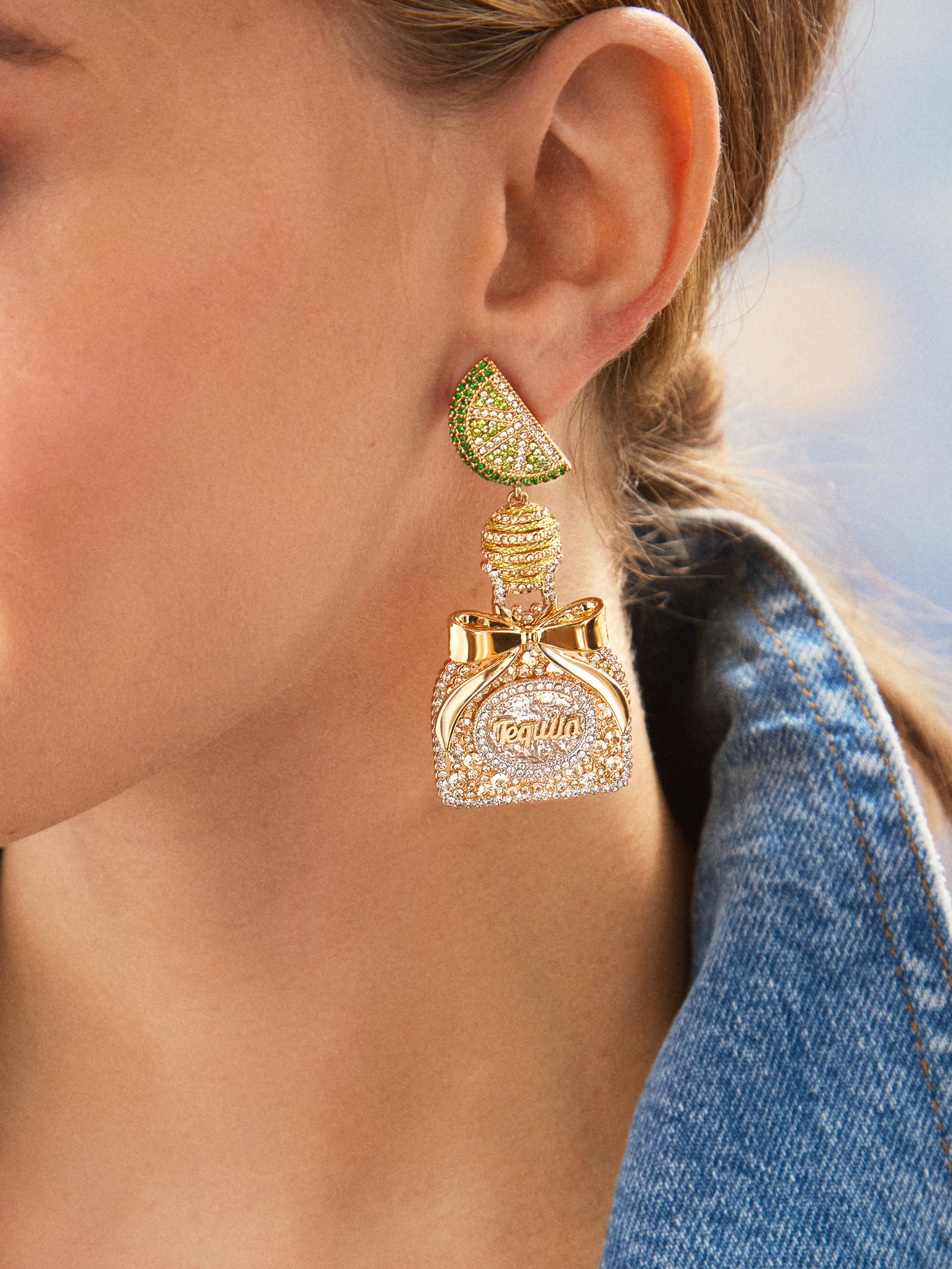 Premium Tequila Bottle Earrings - Hot Shot Collection