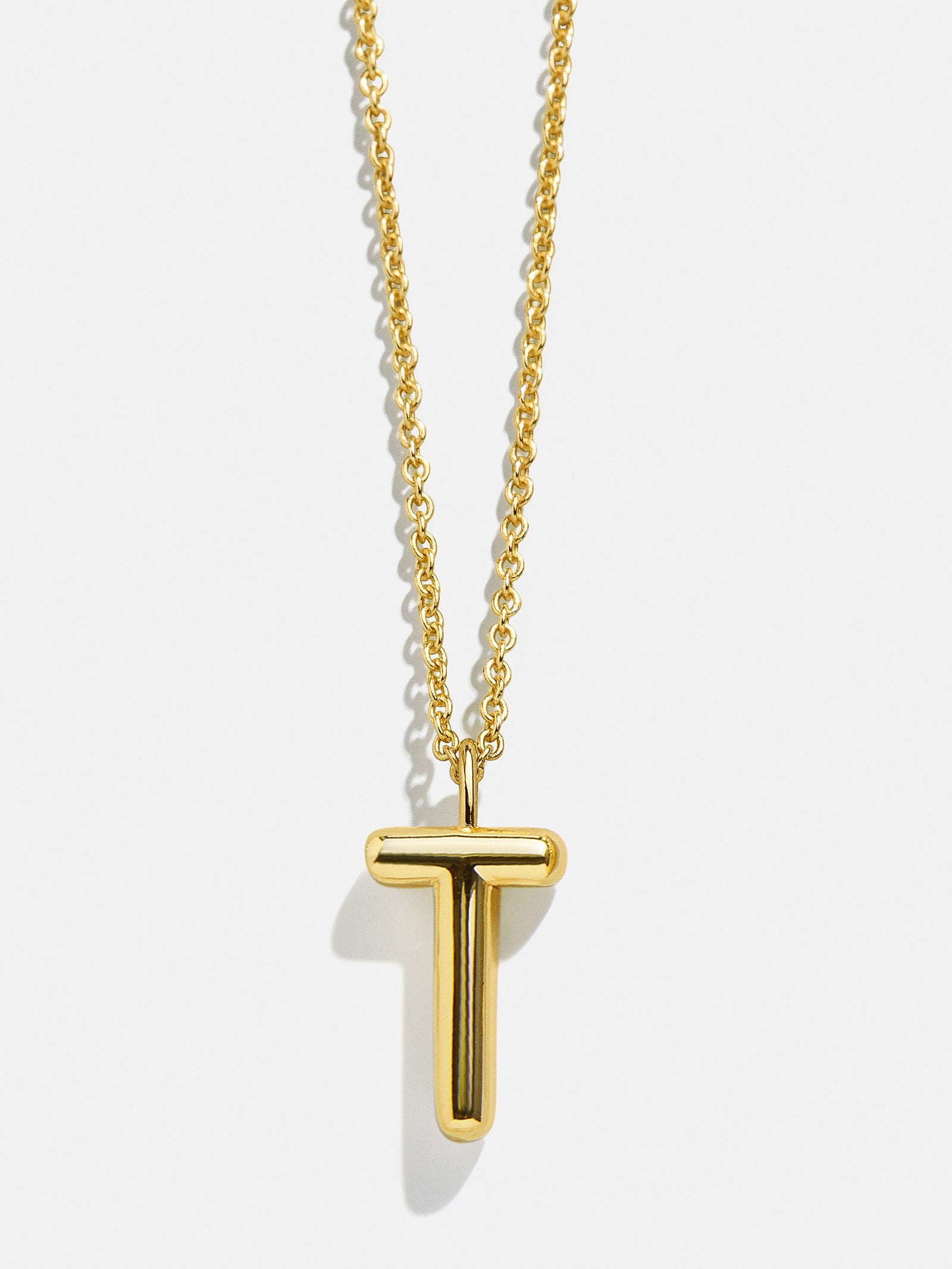 Premium Custom Gold Initial Necklace - Gold Plated Brass for Personalized Style