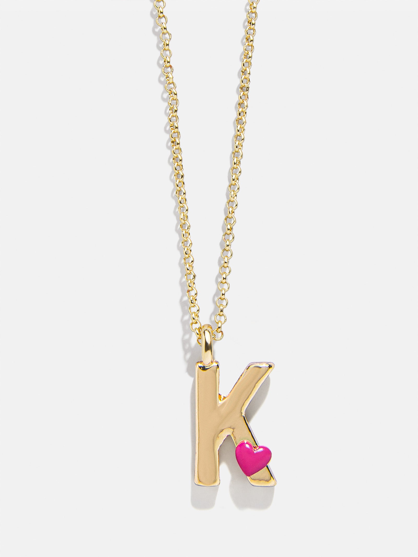 Premium Kids' Heart Initial Necklace - Personalized Gold Jewelry