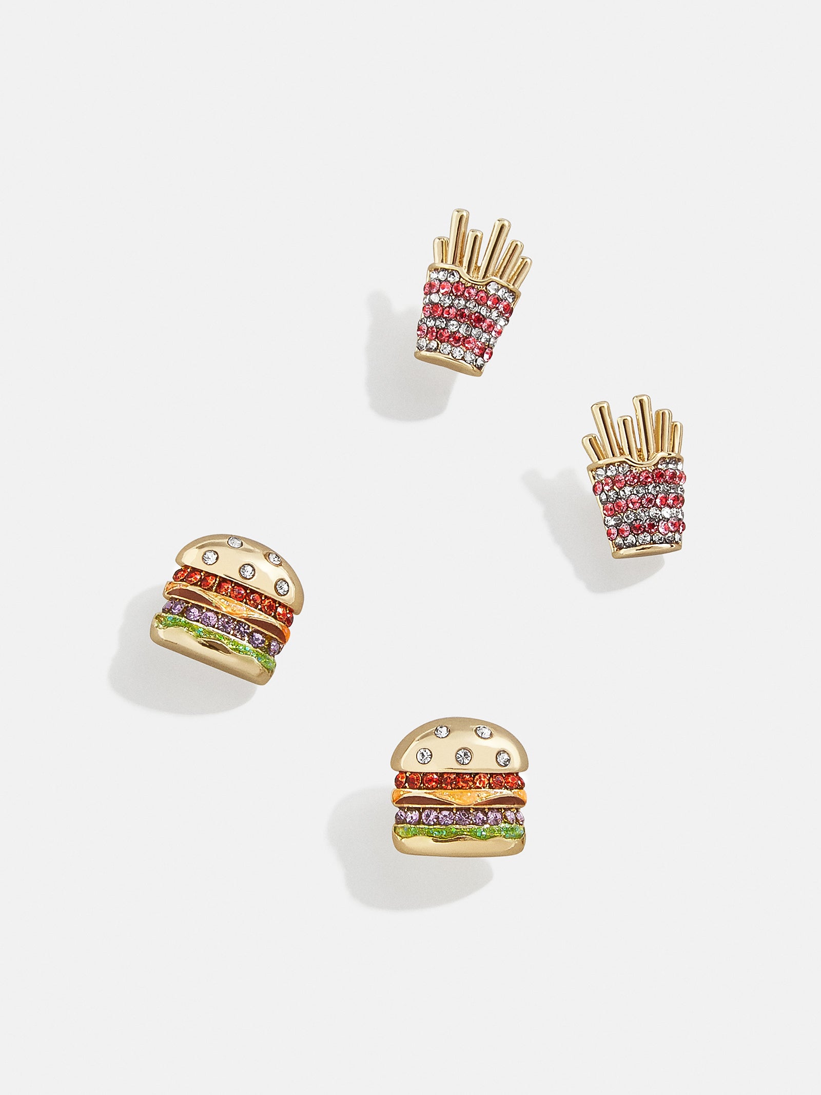 Ultimate Drive-Thru Earring Set - Burger & Fries Combo