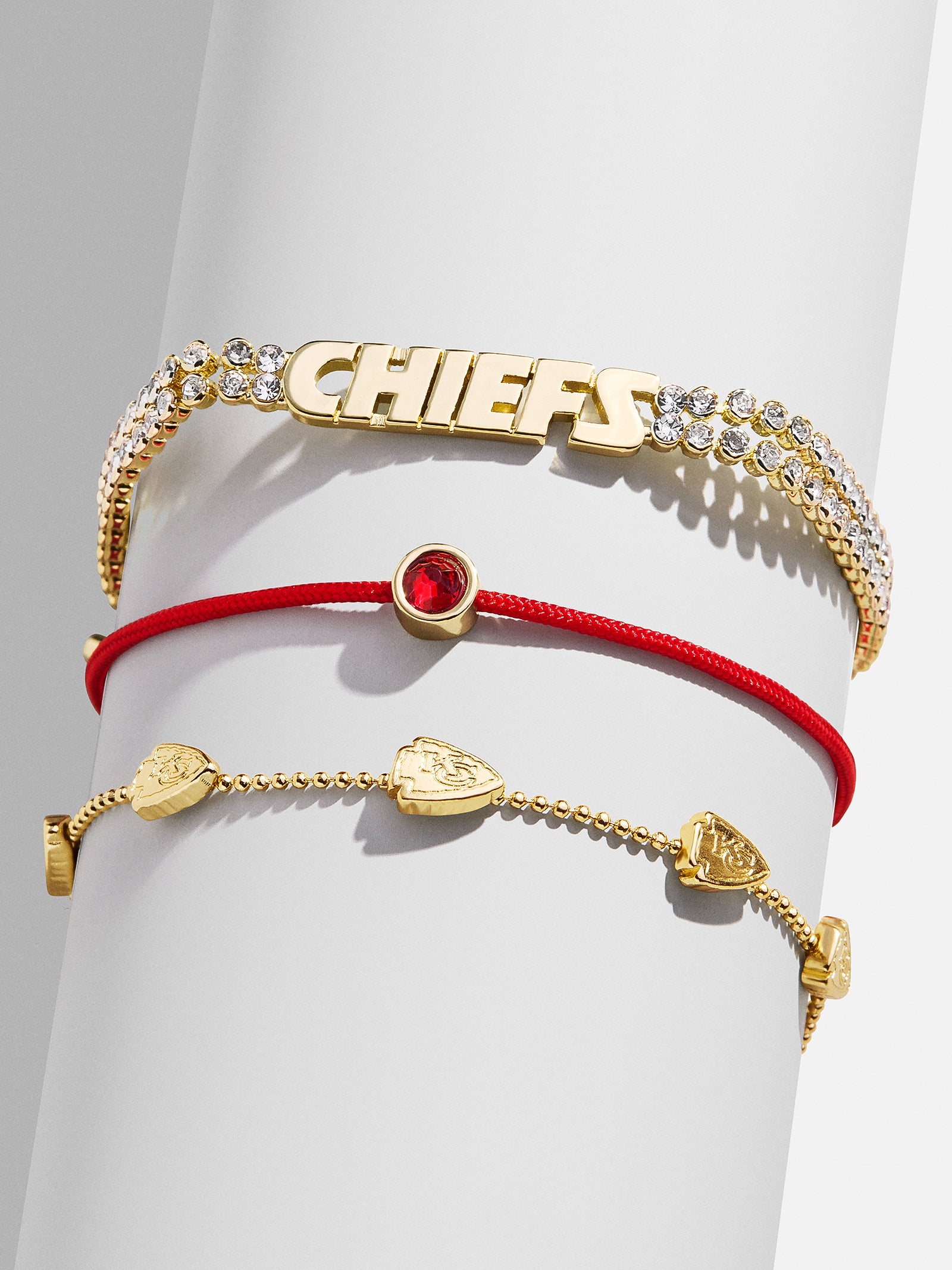 Ultimate NFL Bracelet Set - Kansas City Chiefs Fan Gear