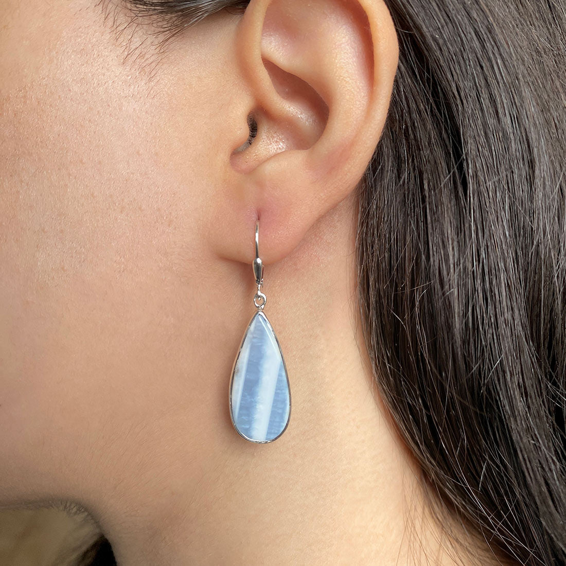 Premium Blue Opal Earrings - Ultimate Elegance (BLO-E-8)