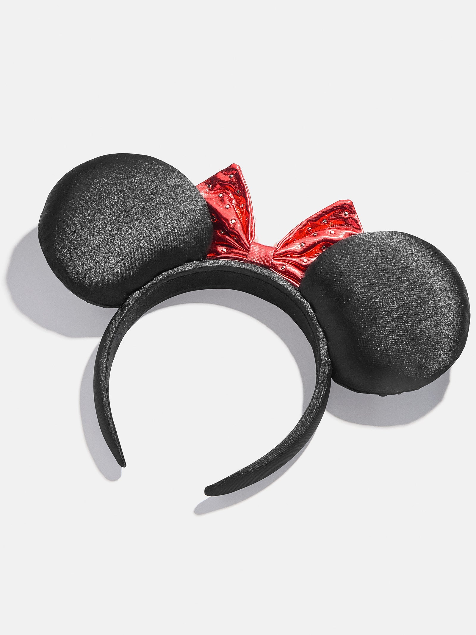 Premium Custom Disney Minnie Mouse Ears Headband - Personalized Black/Red Design