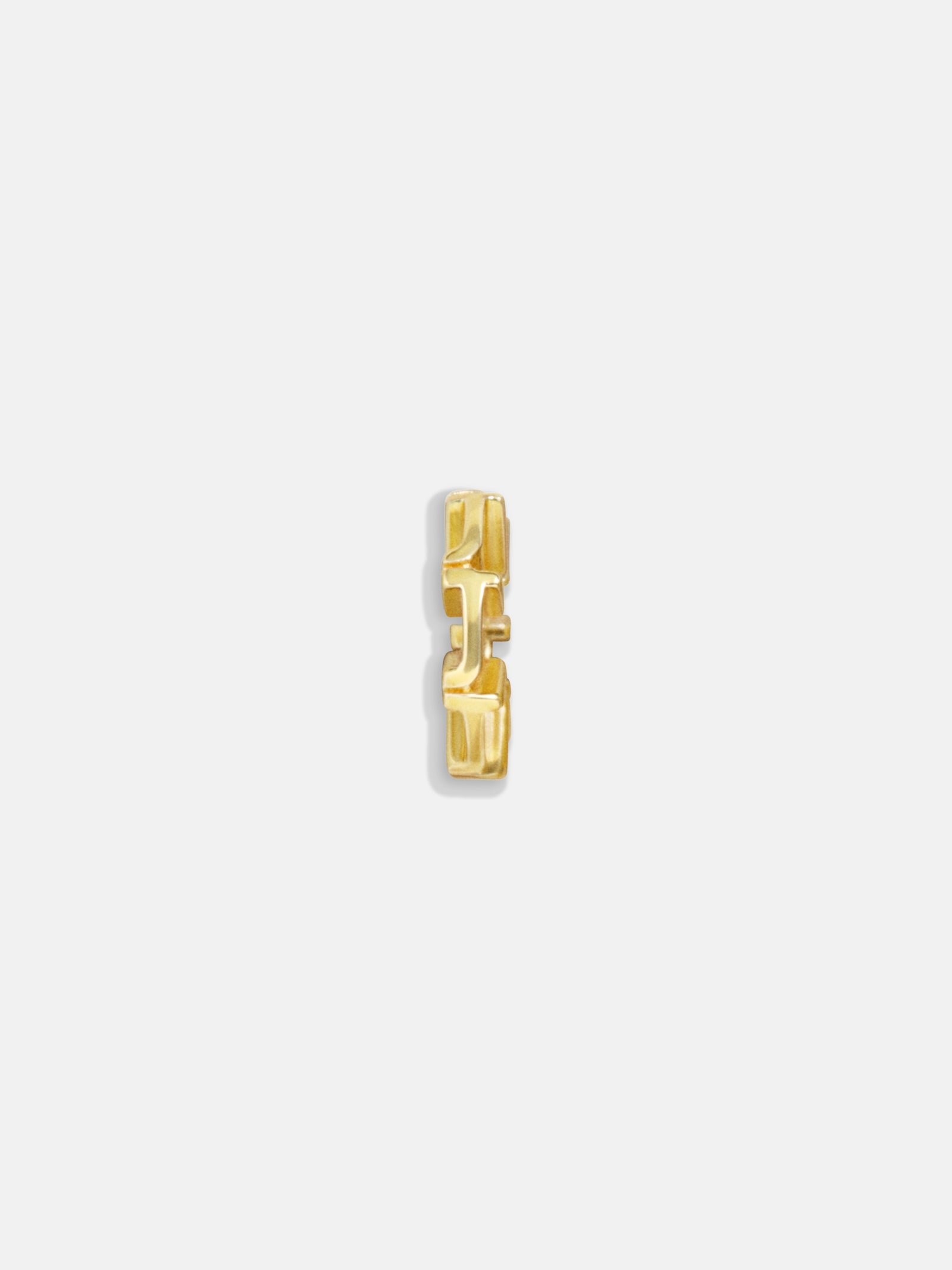 Premium Gold Initial Bead Charm - J | Modern Personalized Jewelry