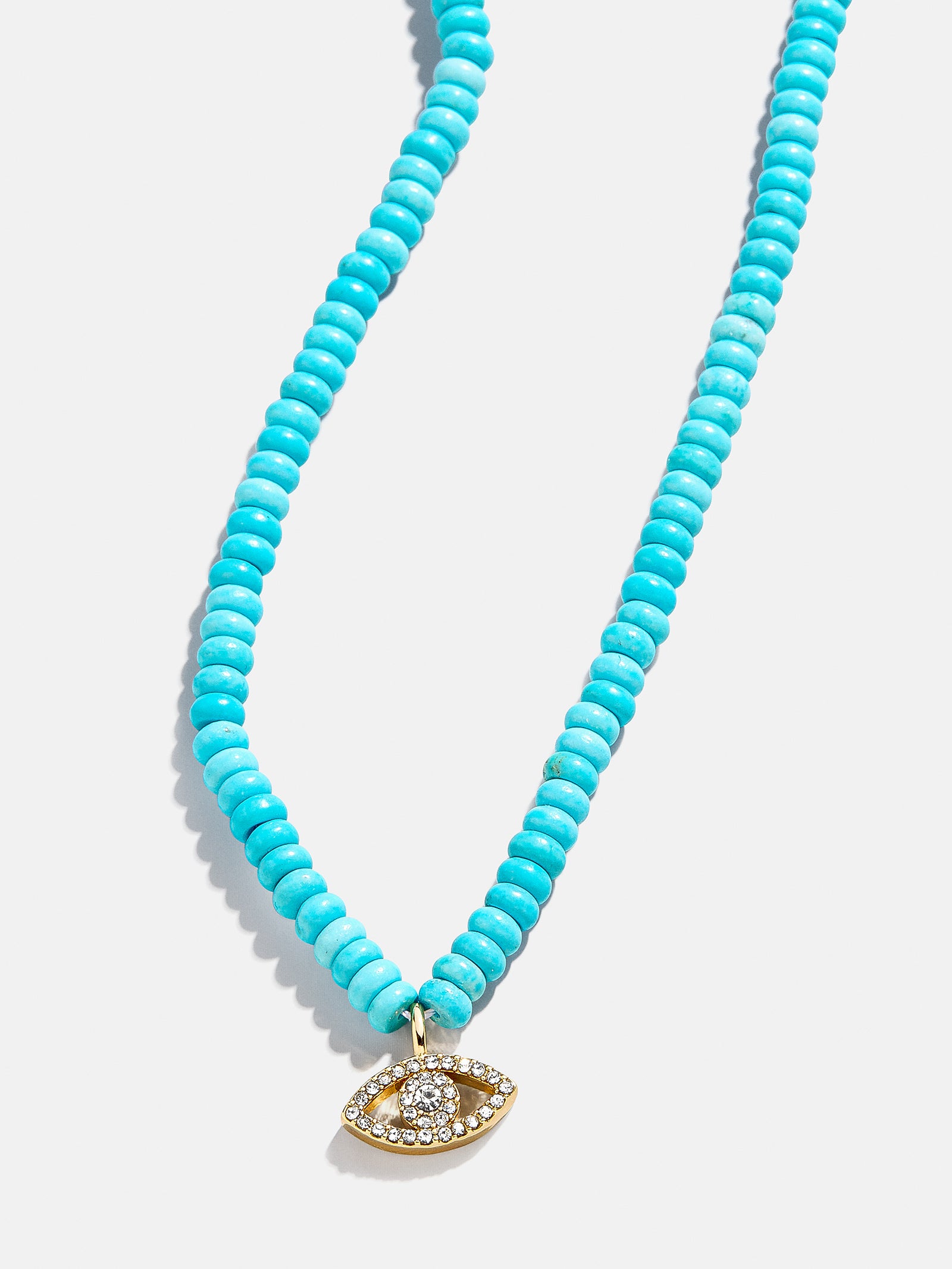 Premium Evil Eye Necklace with Semi-Precious Beads