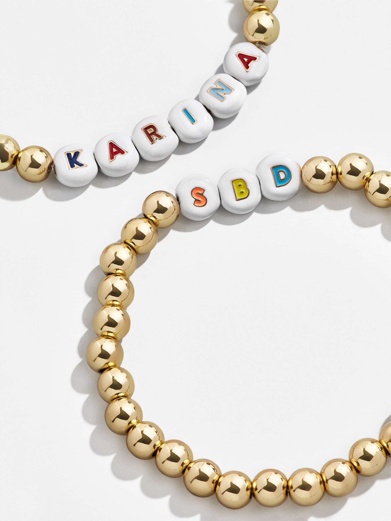 Premium Kids' Custom Pisa Bracelet - White & Multi-Color