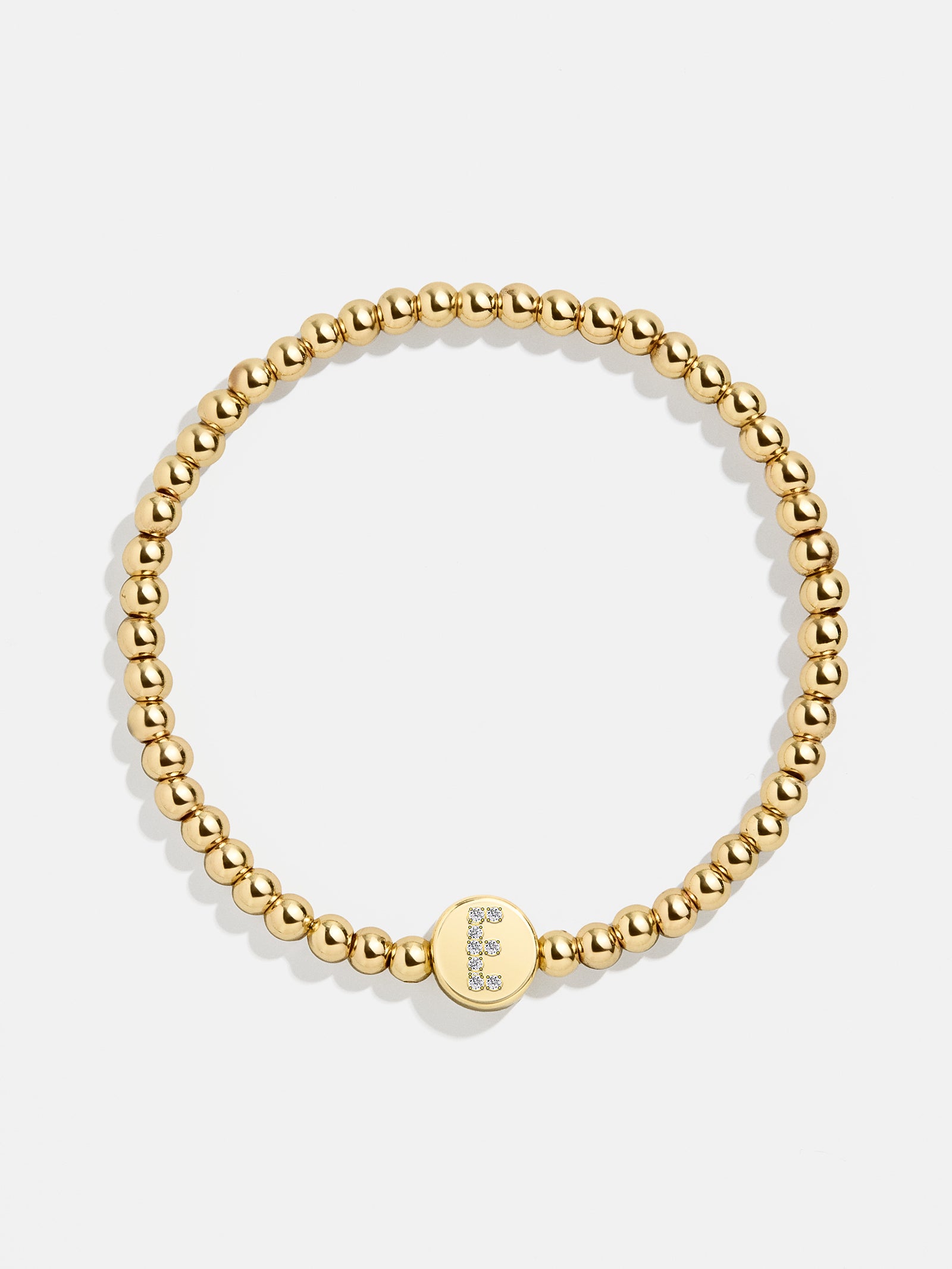 Premium Carmen Initial Disc Pisa Bracelet - Gold | Personalized Style