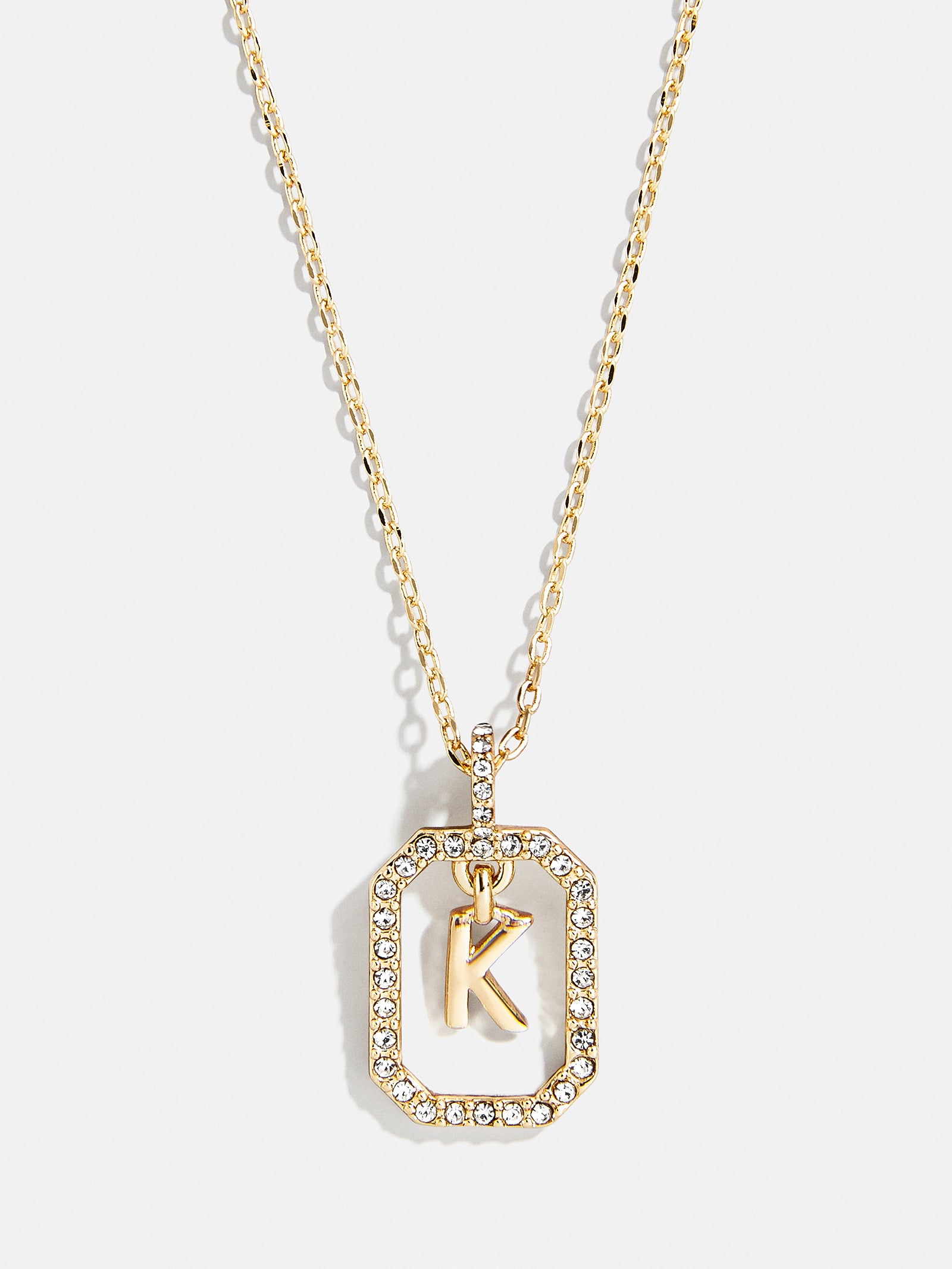 Premium Alicia Initial Necklace - Gold & Pavé Crystal Design