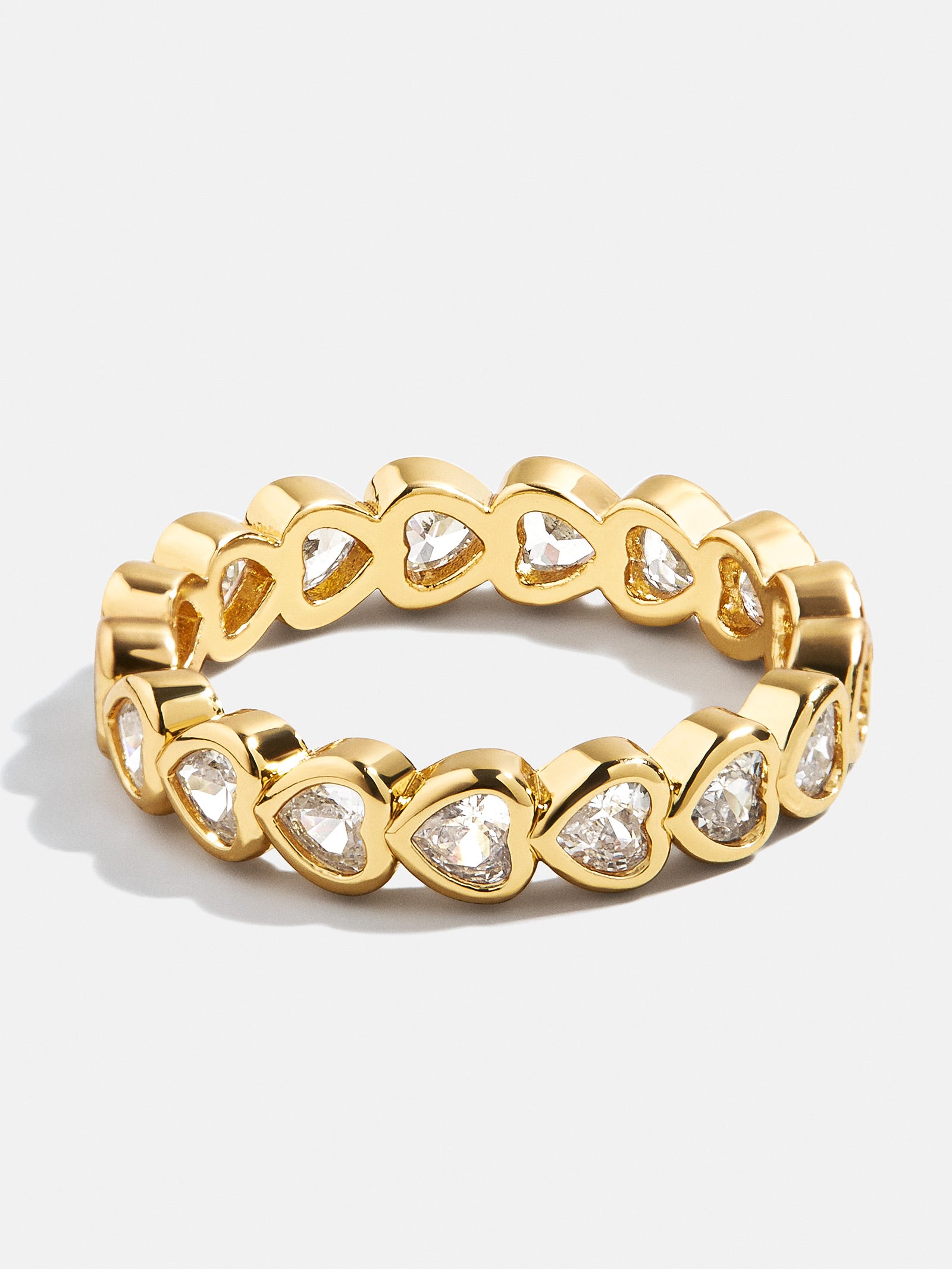 Adrianna Heart Ring - Premium Gold & Pavé Design