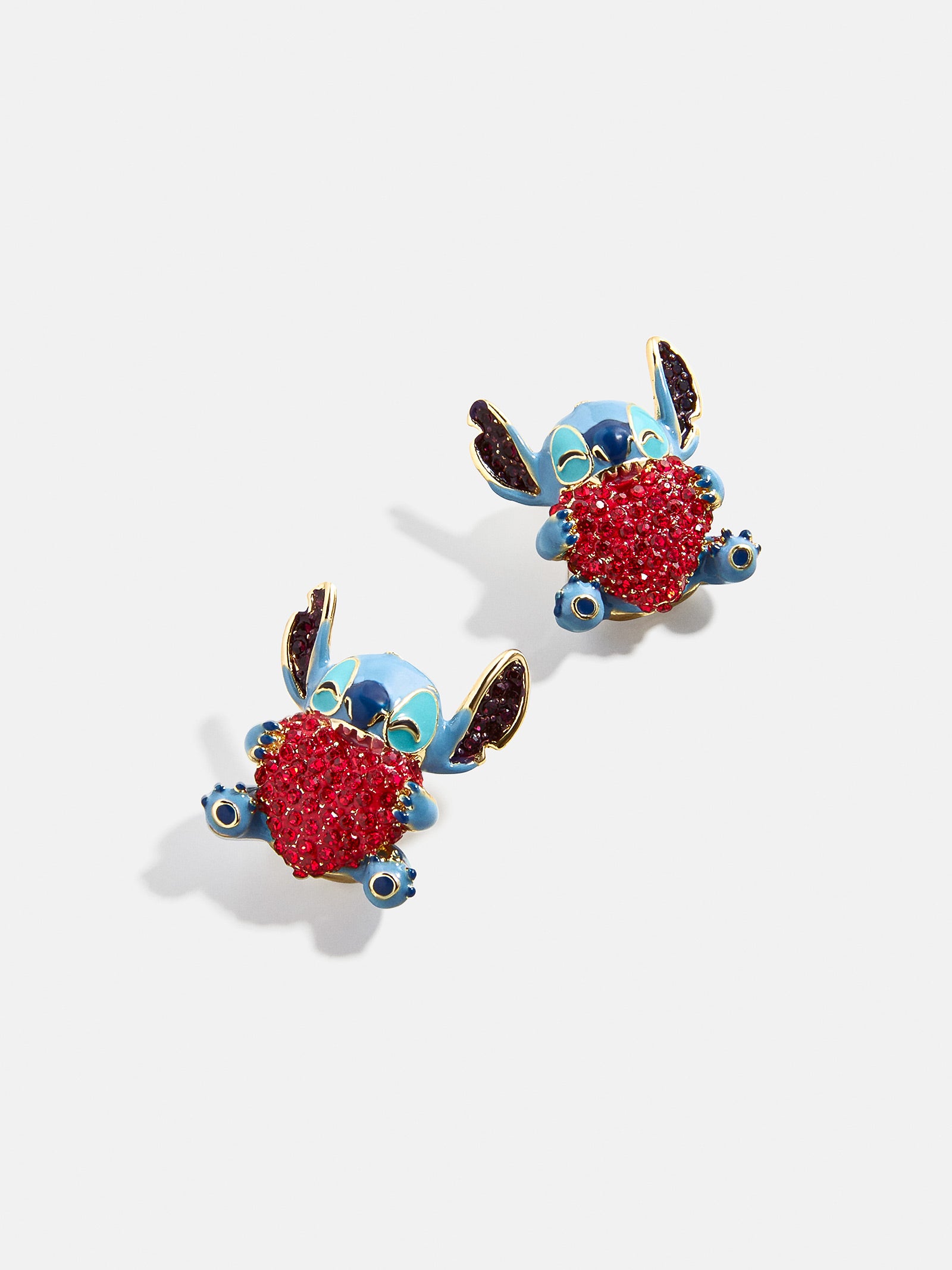 Premium Disney Stitch Heart Earrings - Ultimate Romantic Accessory