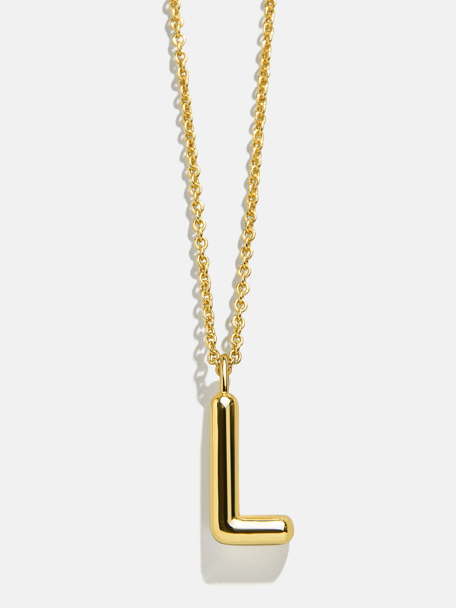 Premium Custom Gold Initial Necklace - Gold Plated Brass for Personalized Style