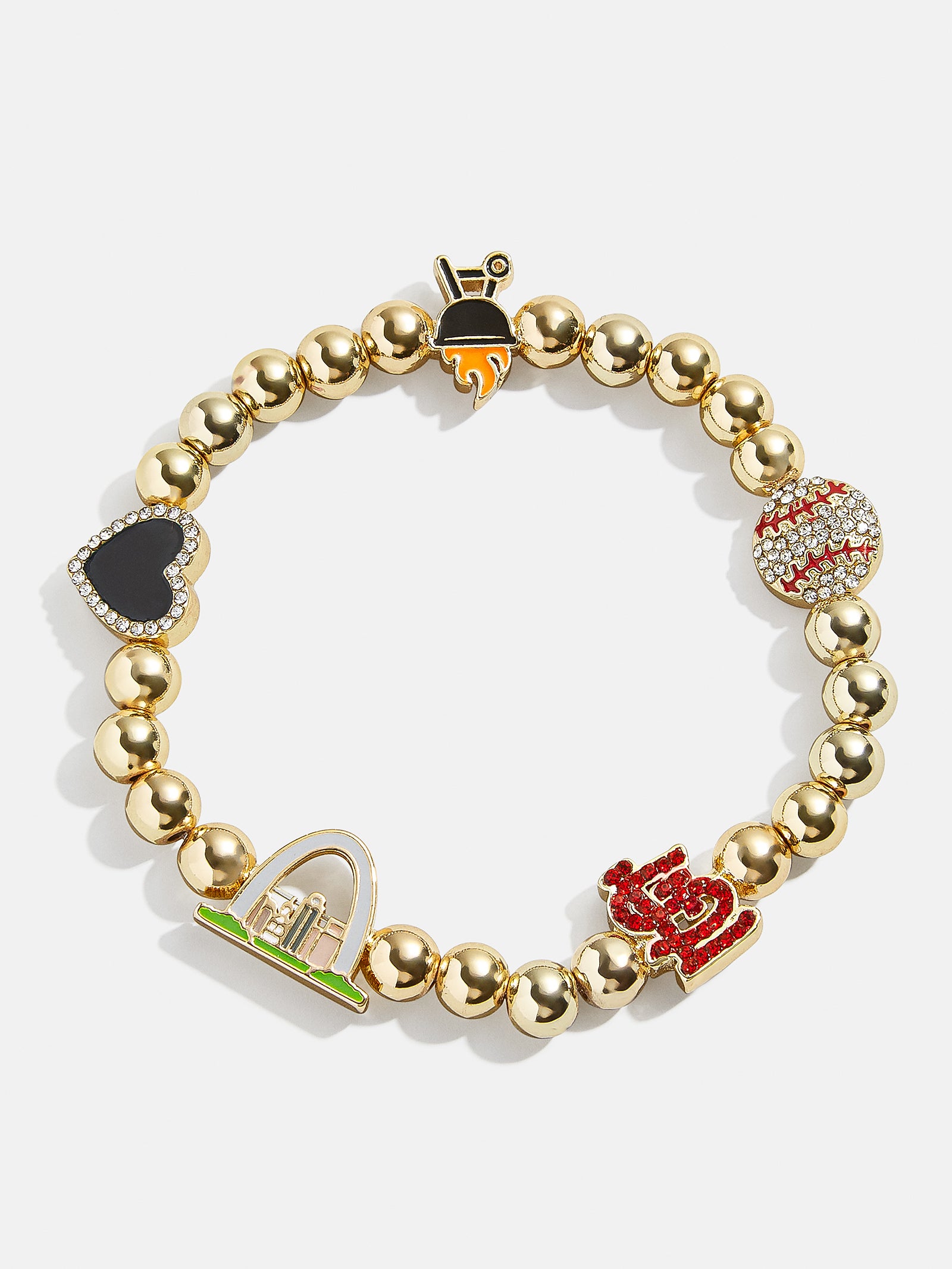 Premium MLB Pisa Charm Bracelet - St. Louis Cardinals | Ultimate Fan Accessory