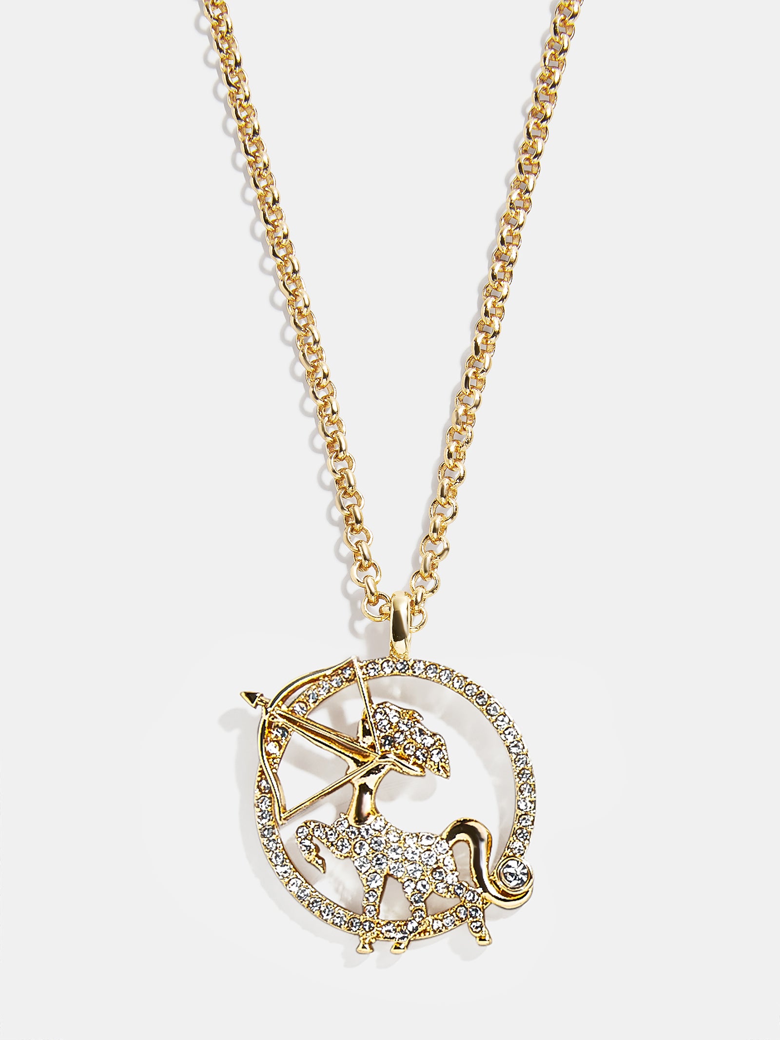 Premium Andrea Zodiac Crystal Necklace - Sagittarius Edition