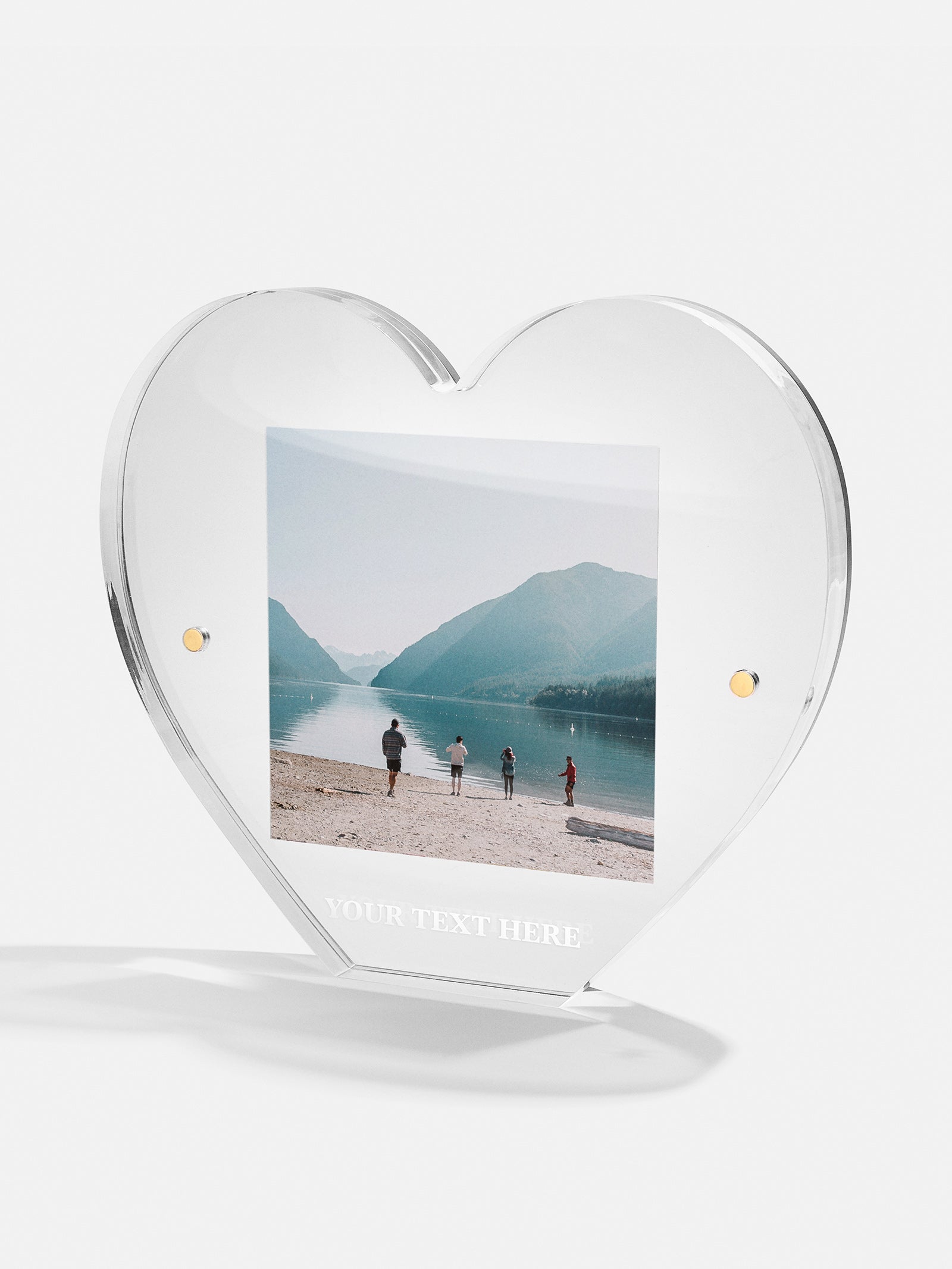 Premium Heart-Shaped Acrylic Photo Frame - Picture Perfect Collection