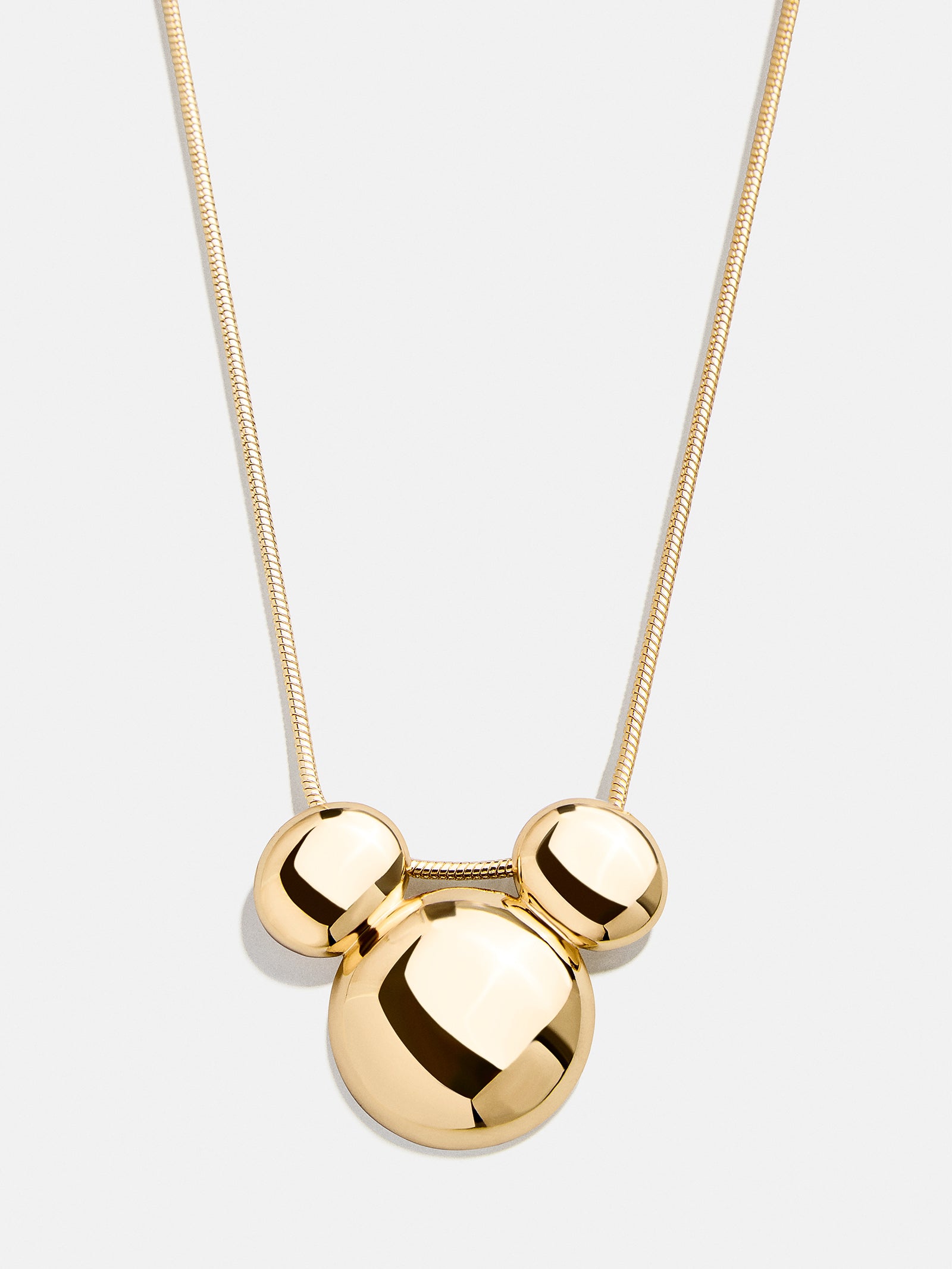 Premium Disney Mickey Mouse Gold Bubble Necklace