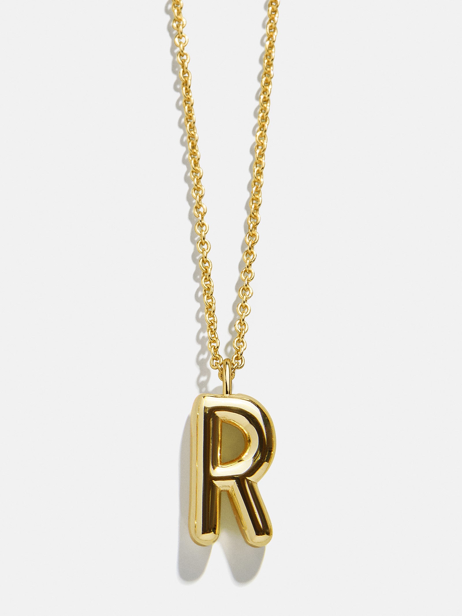 Premium Custom Gold Initial Necklace - Gold Plated Brass for Personalized Style