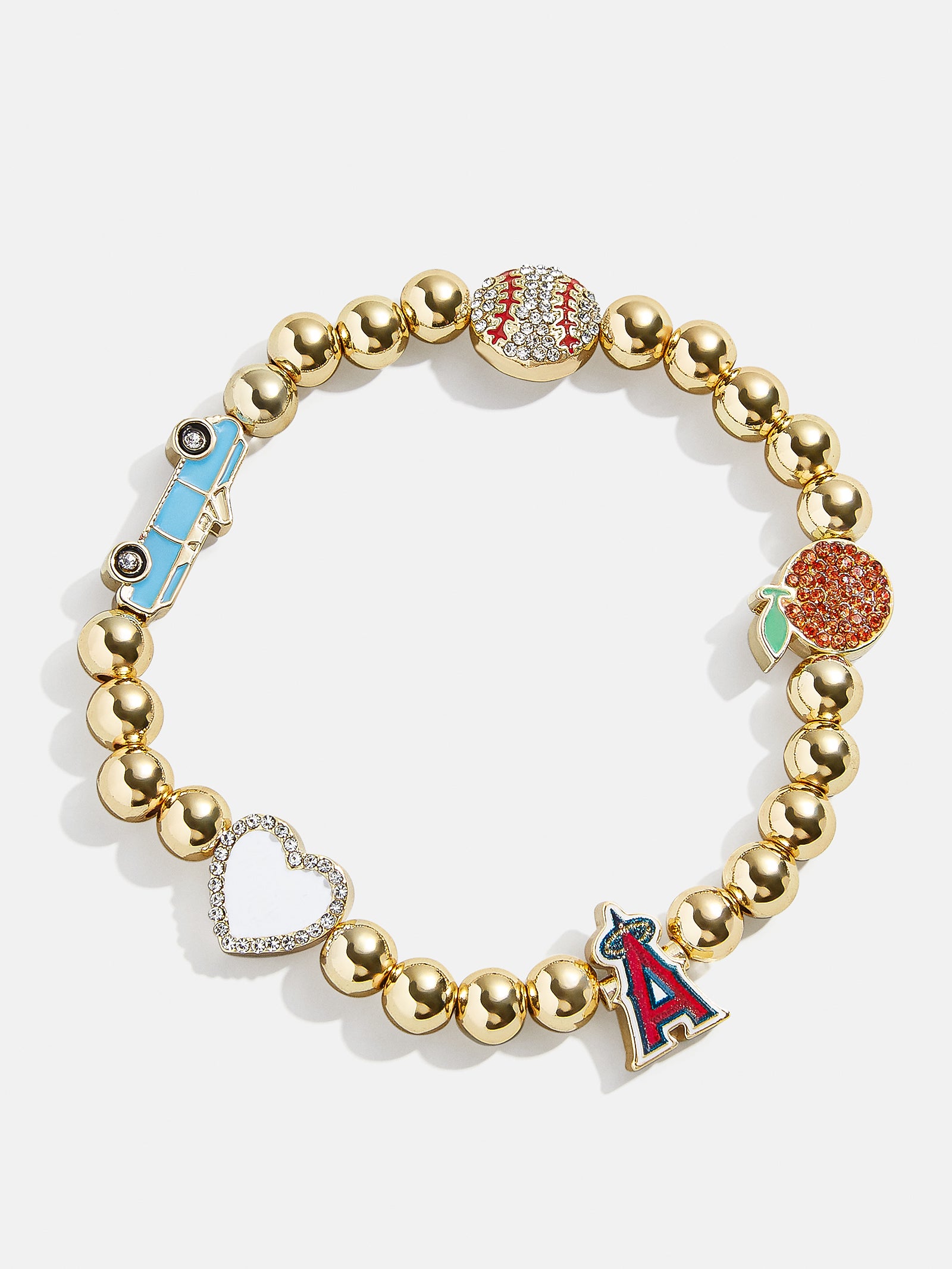 Premium MLB Pisa Charm Bracelet - Los Angeles Angels Edition