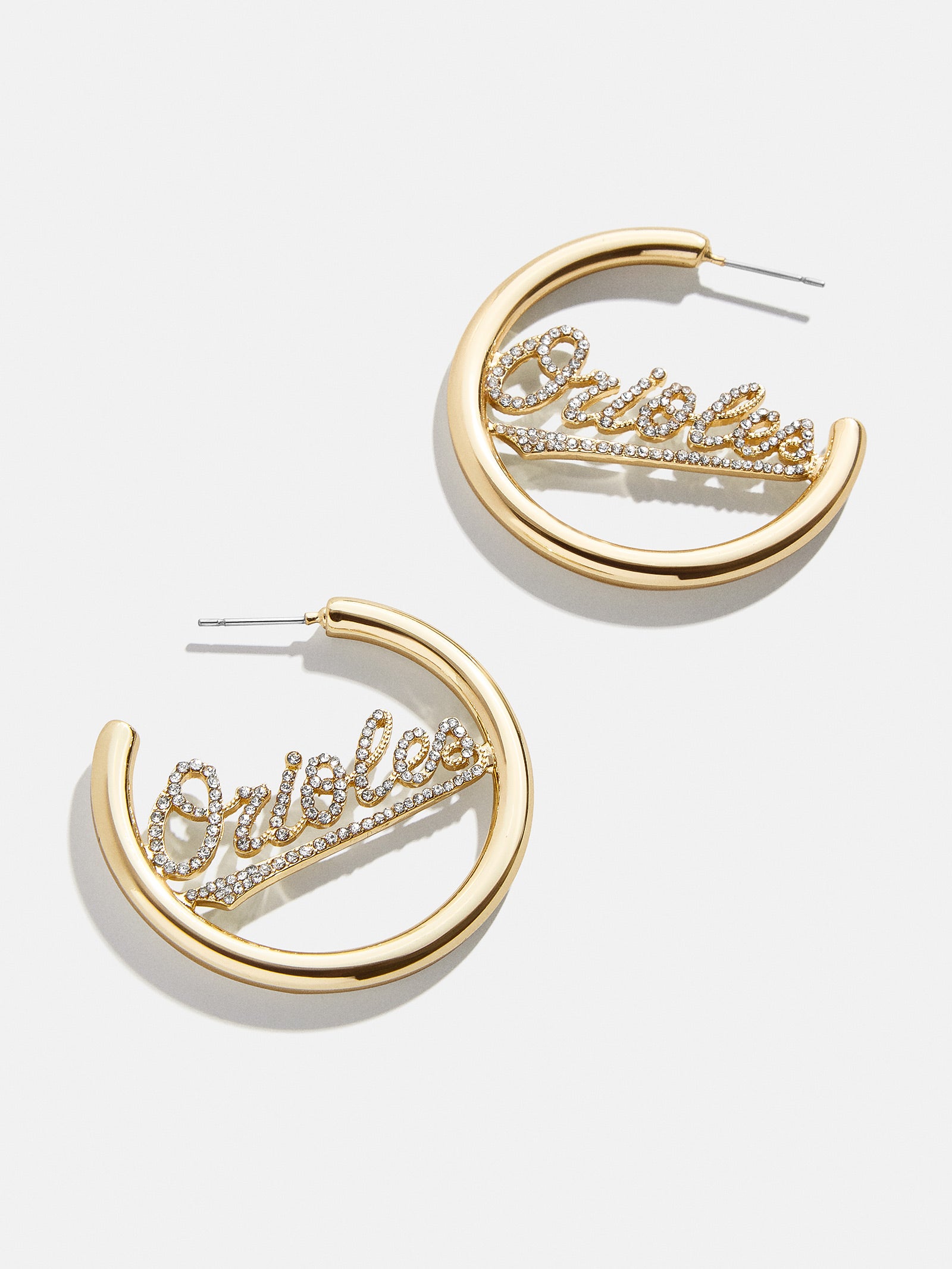 Premium MLB Gold Logo Hoops - Baltimore Orioles Edition