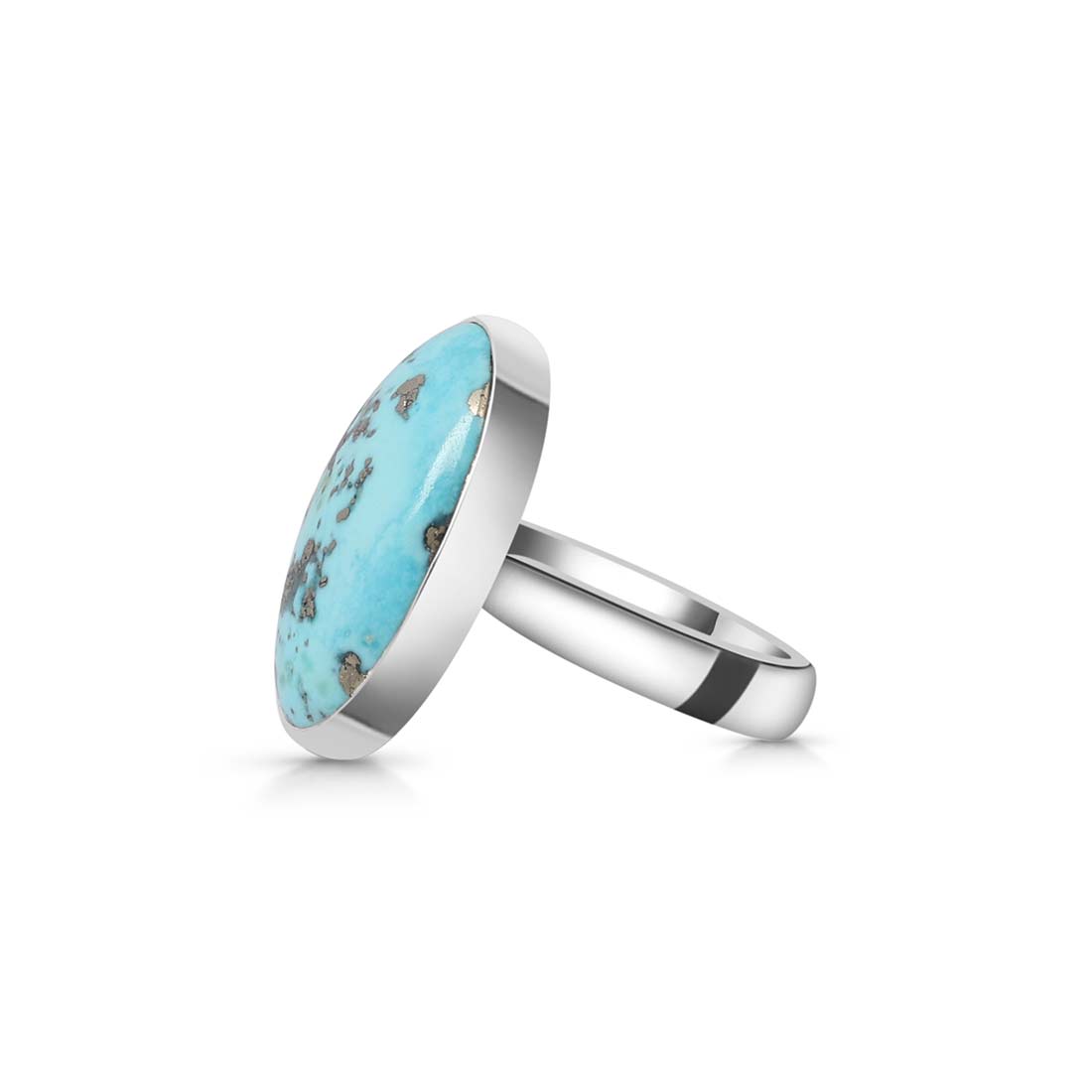 Premium Turquoise Adjustable Ring - TRQ-R-191 | Sagacia Jewelry