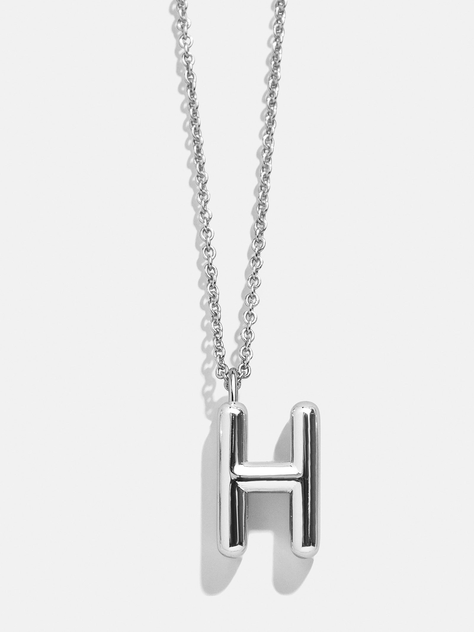 Premium Custom Silver Initial Necklace - Minimalist & Adjustable